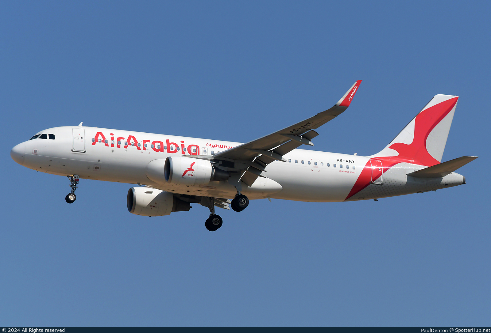 Photo of A6-ANY - Airbus A320-214 operated by Air Arabia