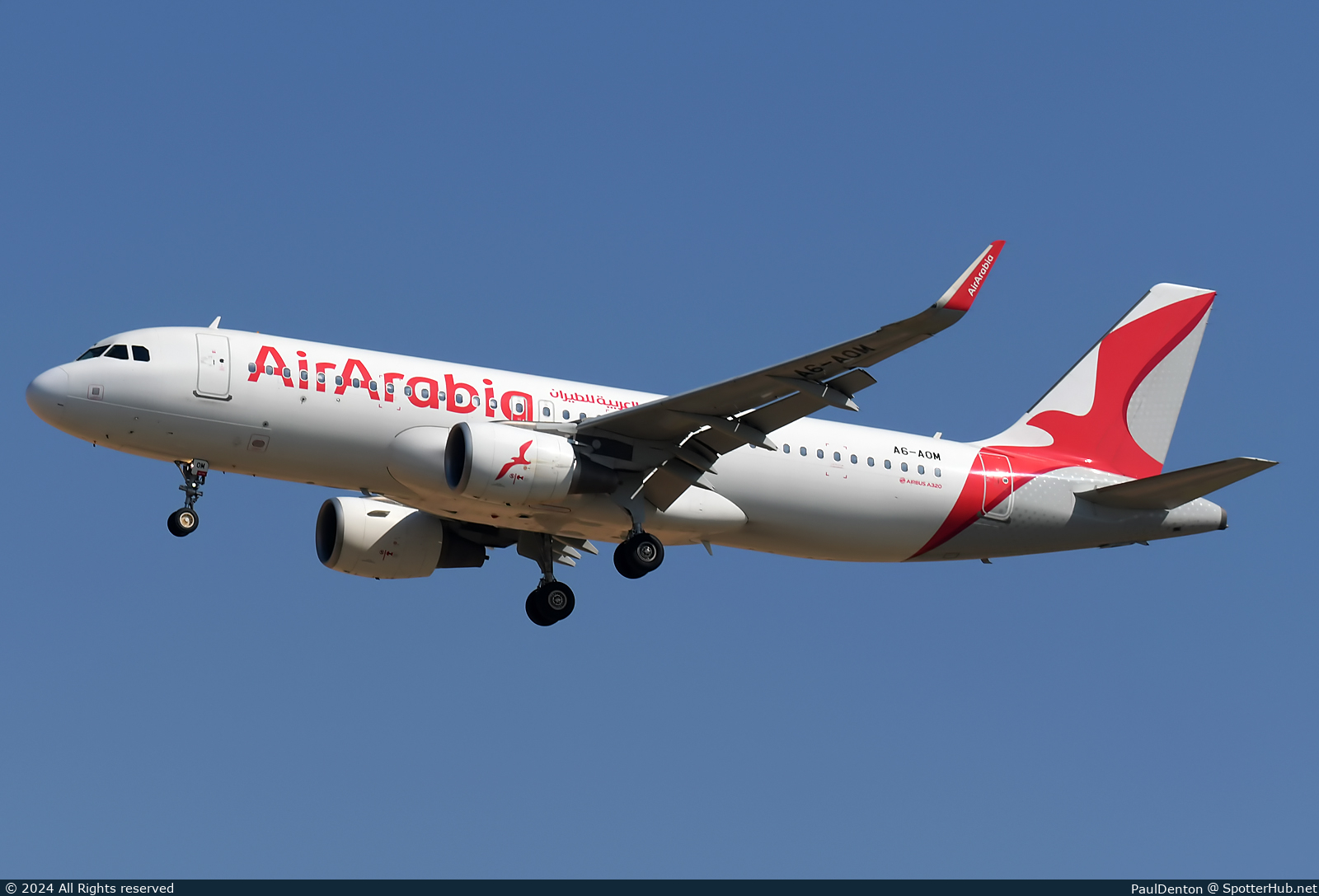Photo of A6-AOM - Airbus A320-214 operated by Air Arabia