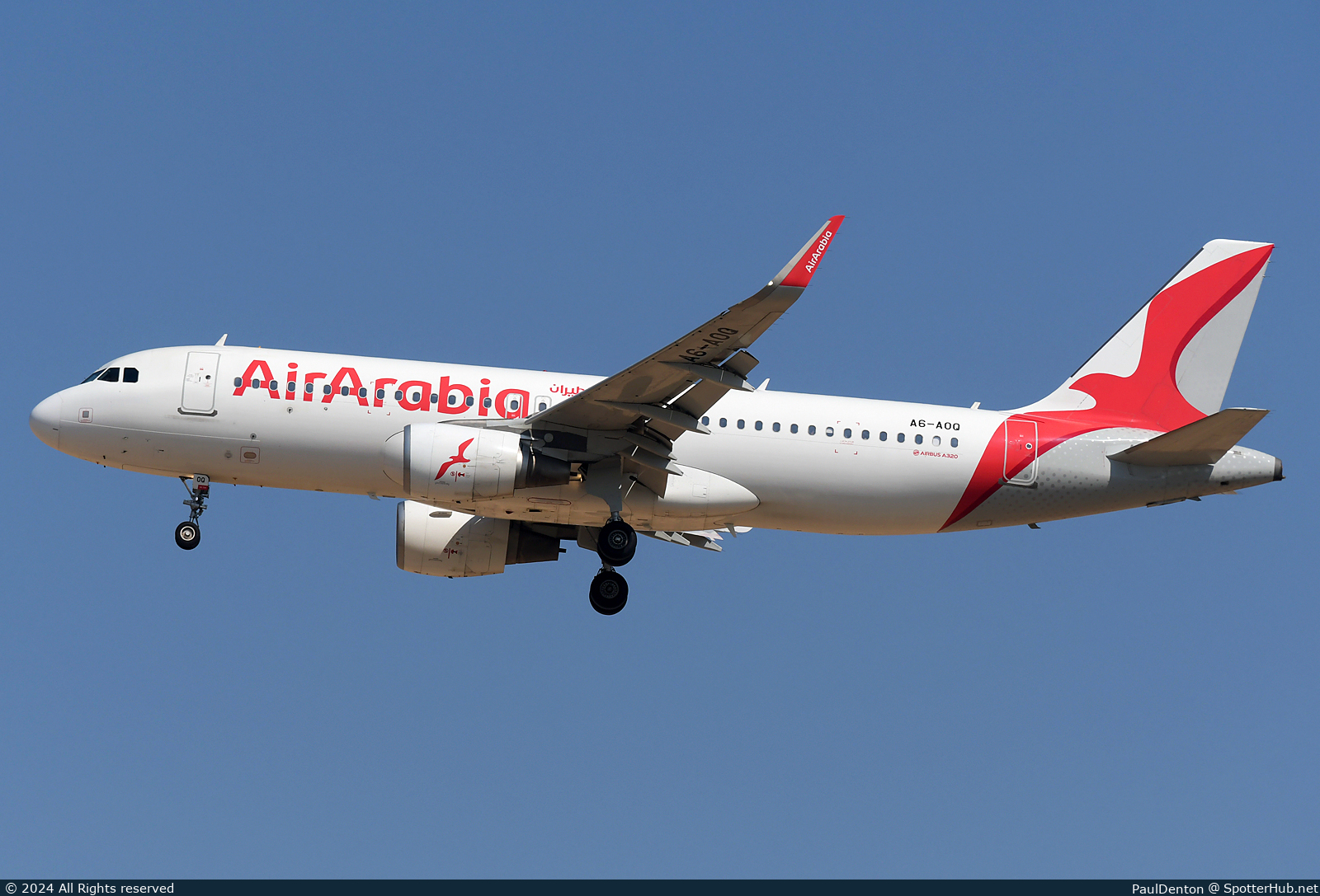 Photo of A6-AOQ - Airbus A320-214 operated by Air Arabia