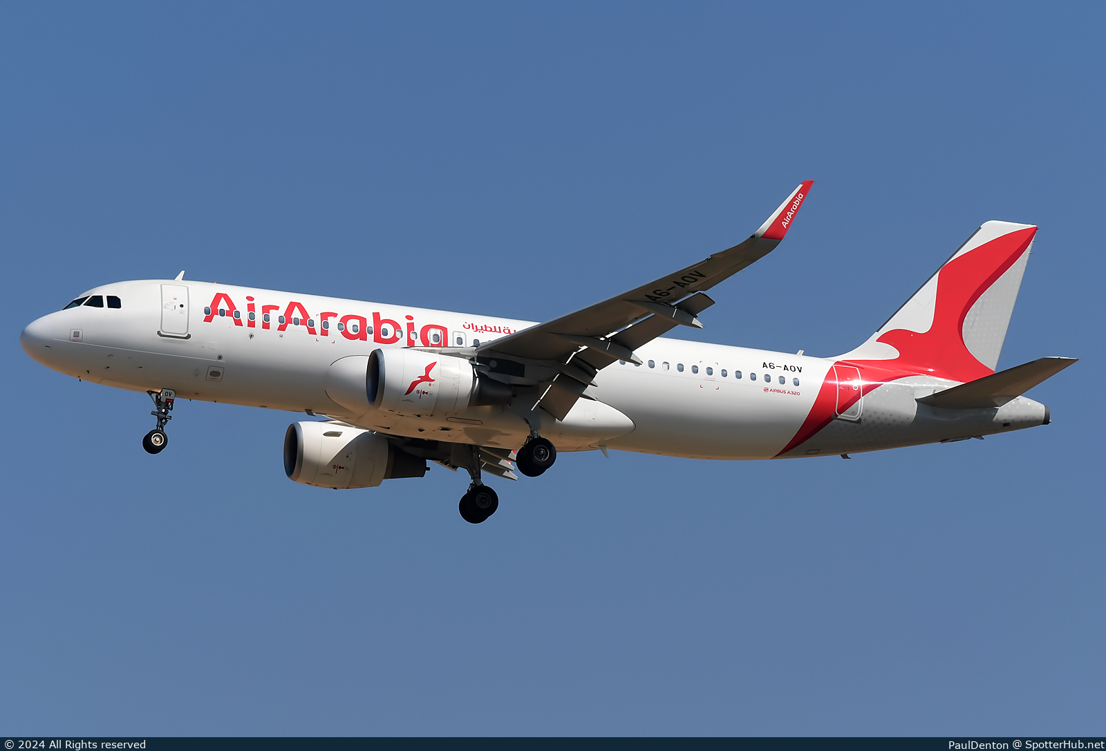 Photo of A6-AOV - Airbus A320-214 operated by Air Arabia