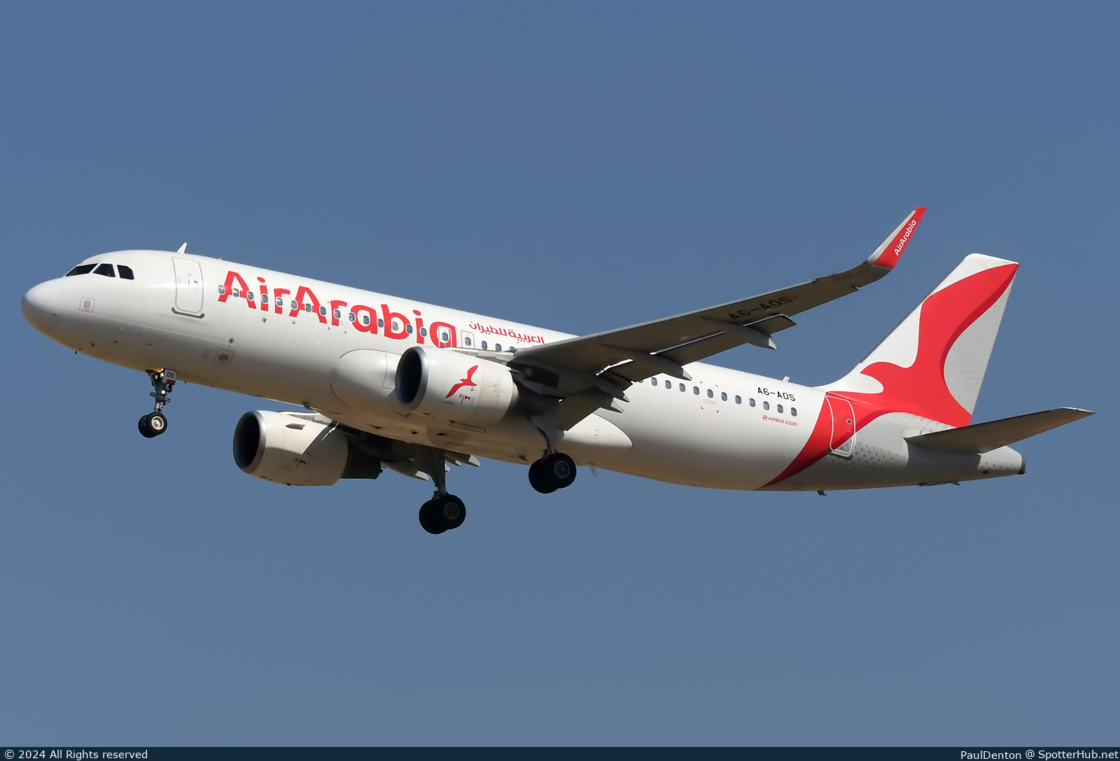 Photo of A6-AOS - Airbus A320-214 operated by Air Arabia