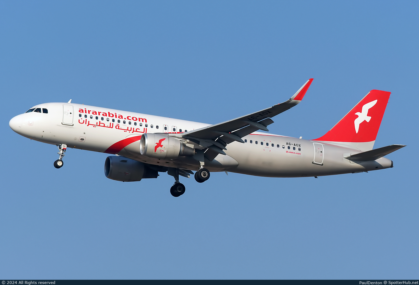 Photo of A6-AOX - Airbus A320-214 operated by Air Arabia