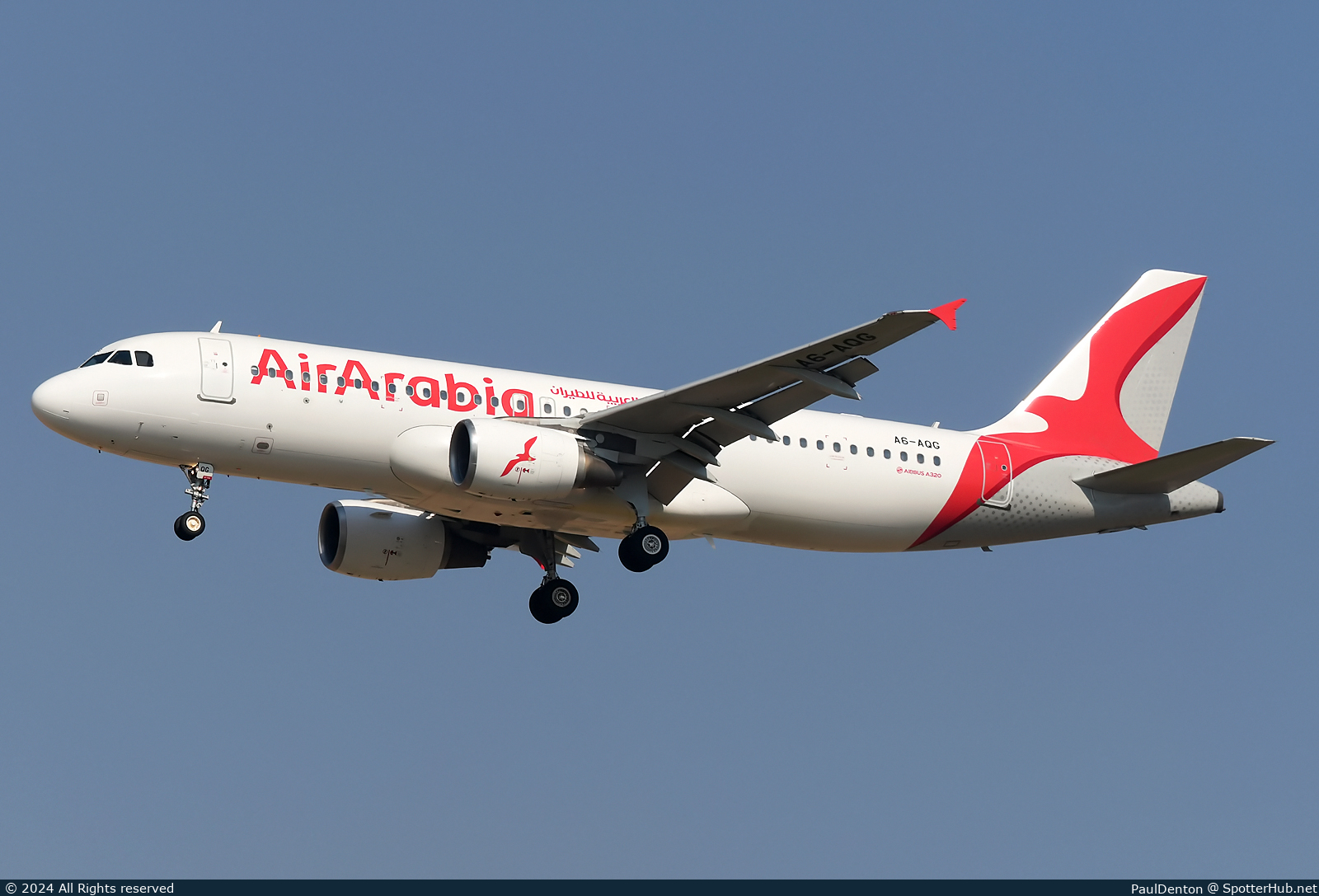 Photo of A6-AQG - Airbus A320-214 operated by Air Arabia