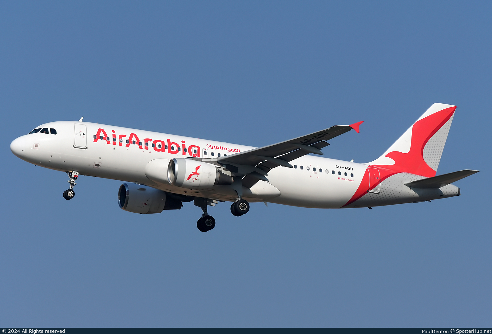 Photo of A6-AQH - Airbus A320-214 operated by Air Arabia