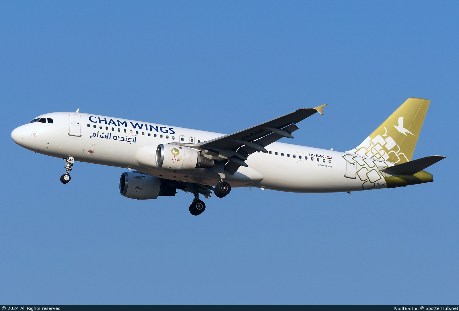 Photo of YK-BAG - Airbus A320-211 operated by Cham Wings Airlines