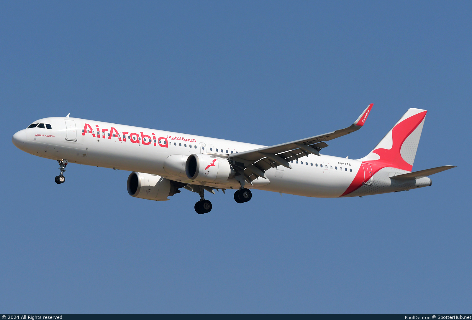 Photo of A6-ATA - Airbus A321-251NX operated by Air Arabia