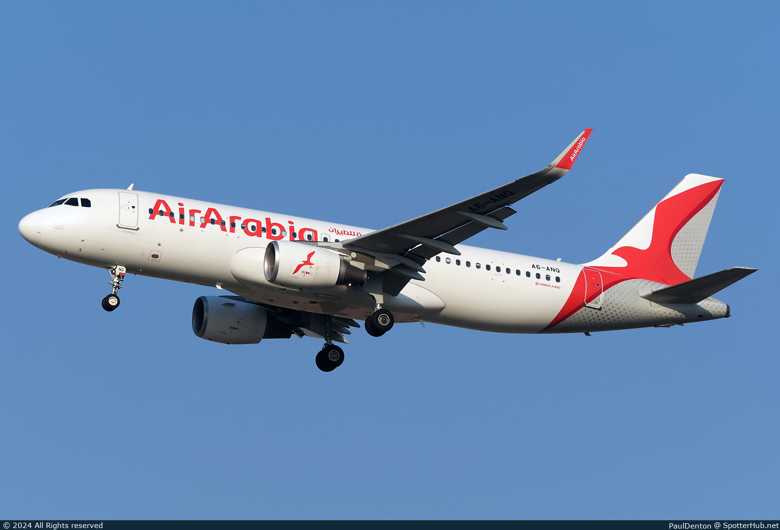 Photo of A6-ANQ - Airbus A320-214 operated by Air Arabia