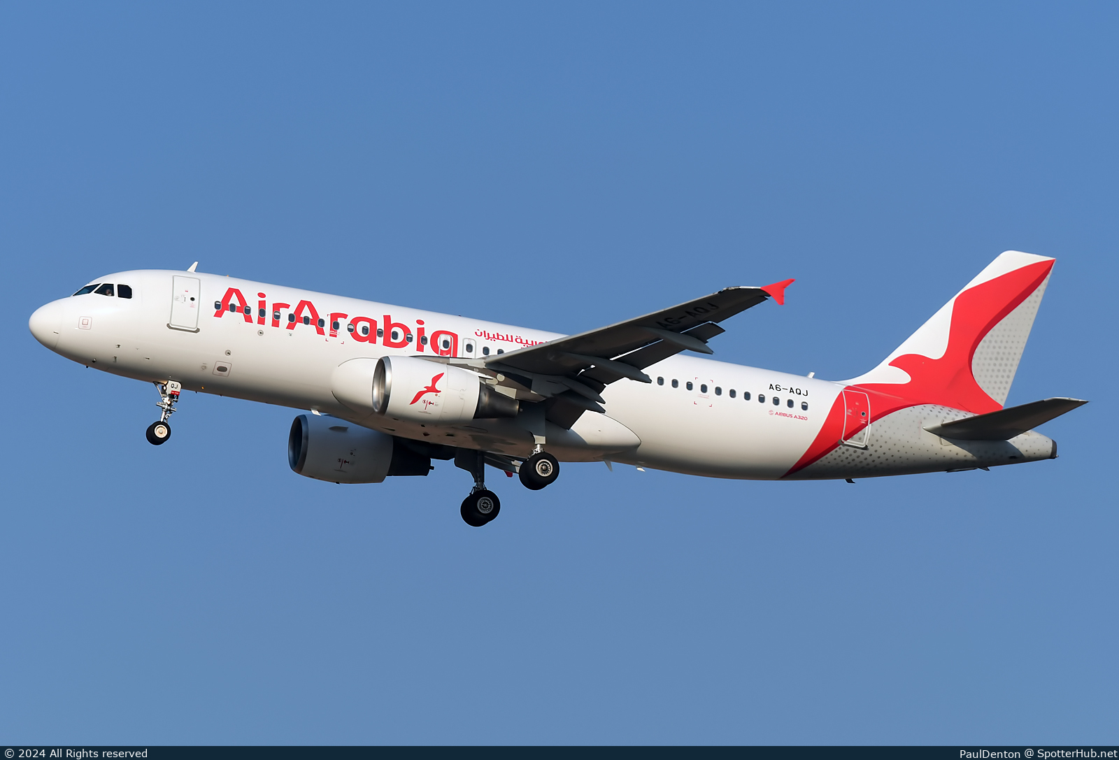 Photo of A6-AQJ - Airbus A320-214 operated by Air Arabia