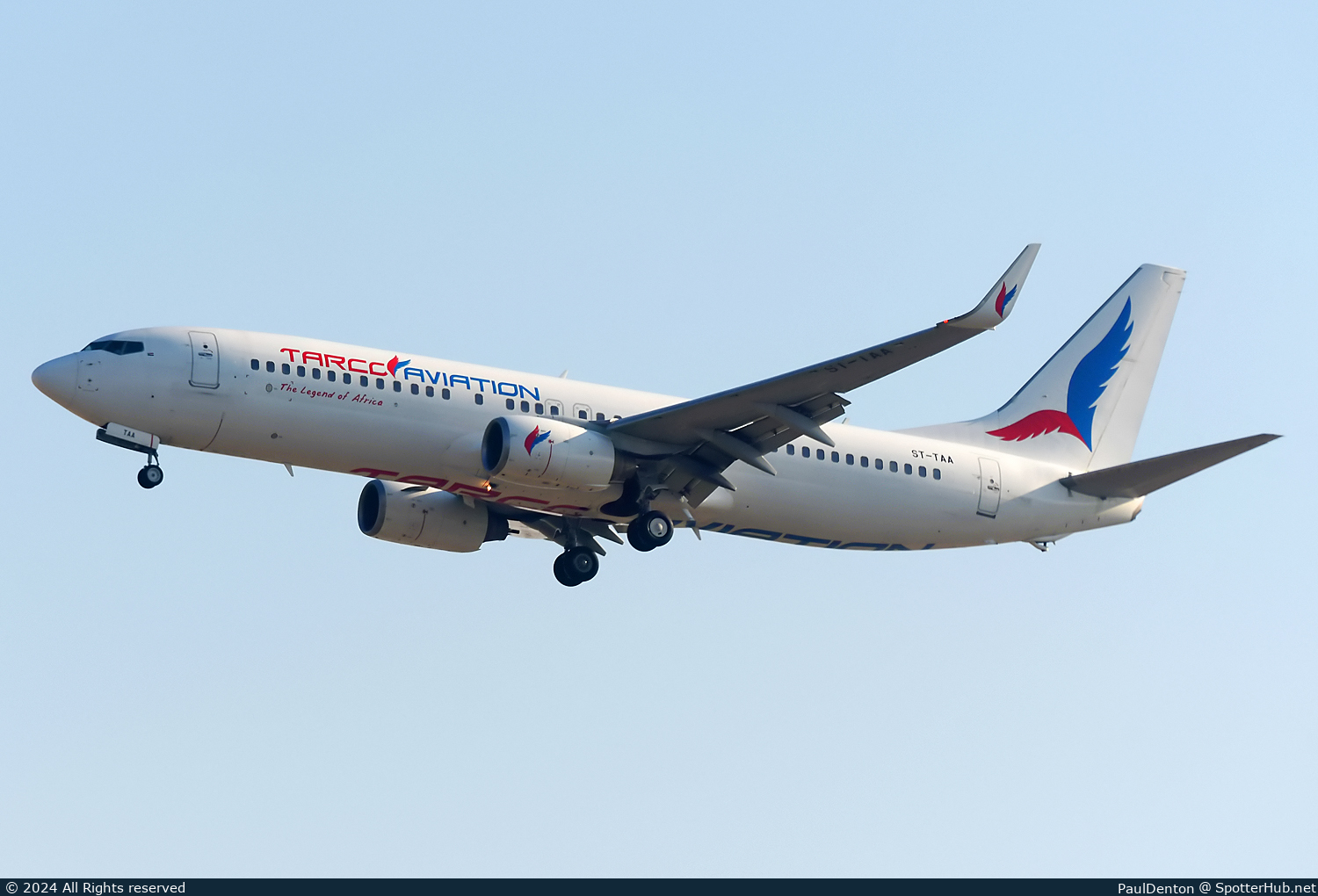 Photo of ST-TAA - Boeing 737-846 operated by Tarco Aviation