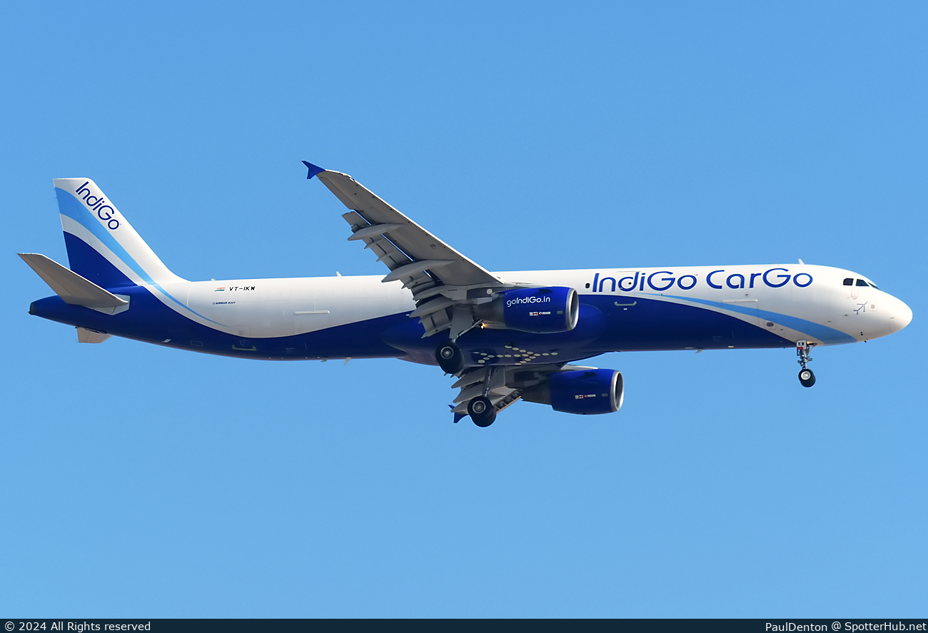 Photo of VT-IKW - Airbus A321-211(P2F) operated by IndiGo CarGo