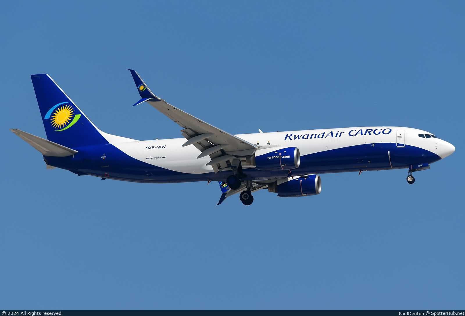 Photo of 9XR-WW - Boeing 737-8K5(BCF) operated by RwandAir Cargo