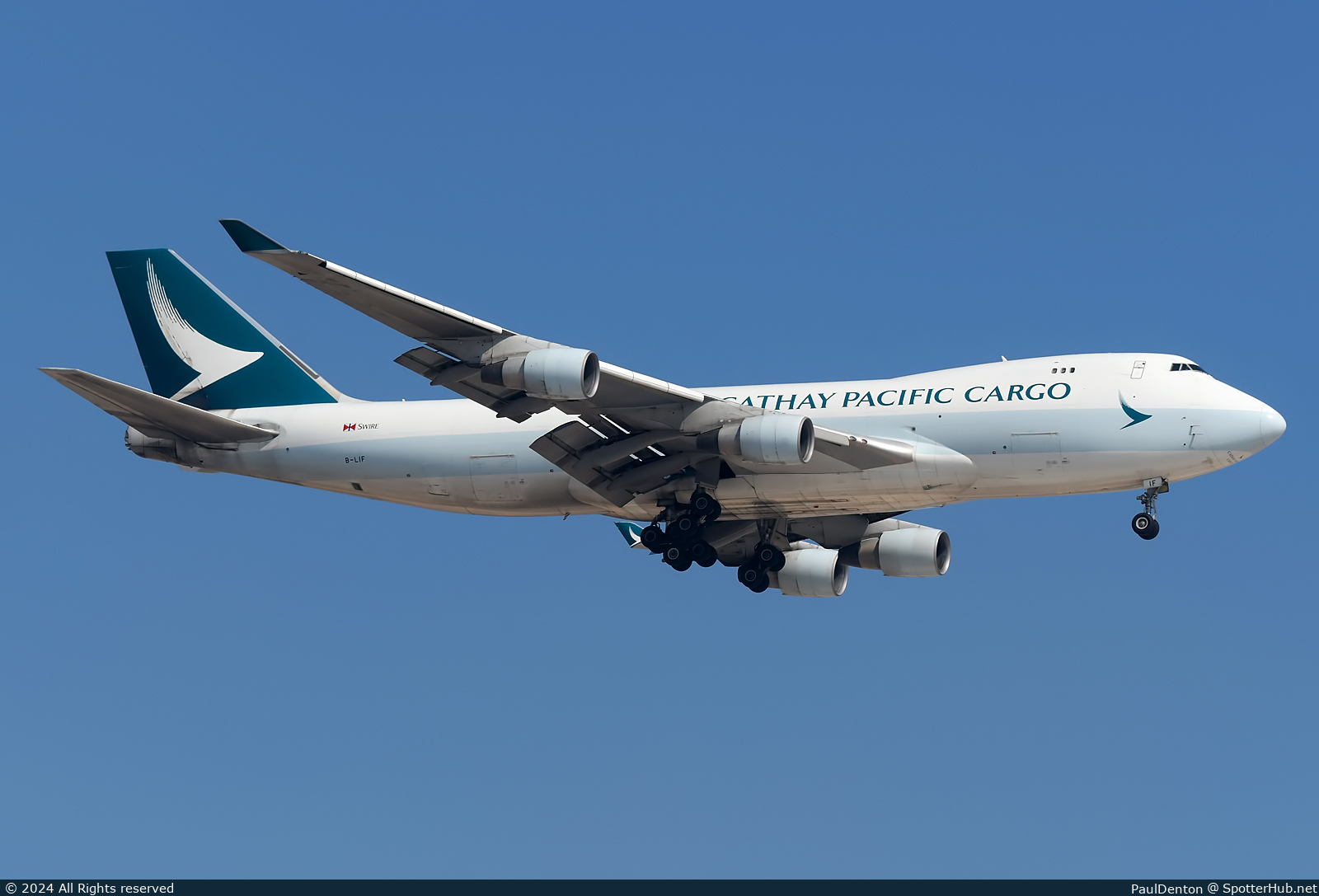 Photo of B-LIF - Boeing 747-467F(ER) operated by Cathay Pacific Cargo