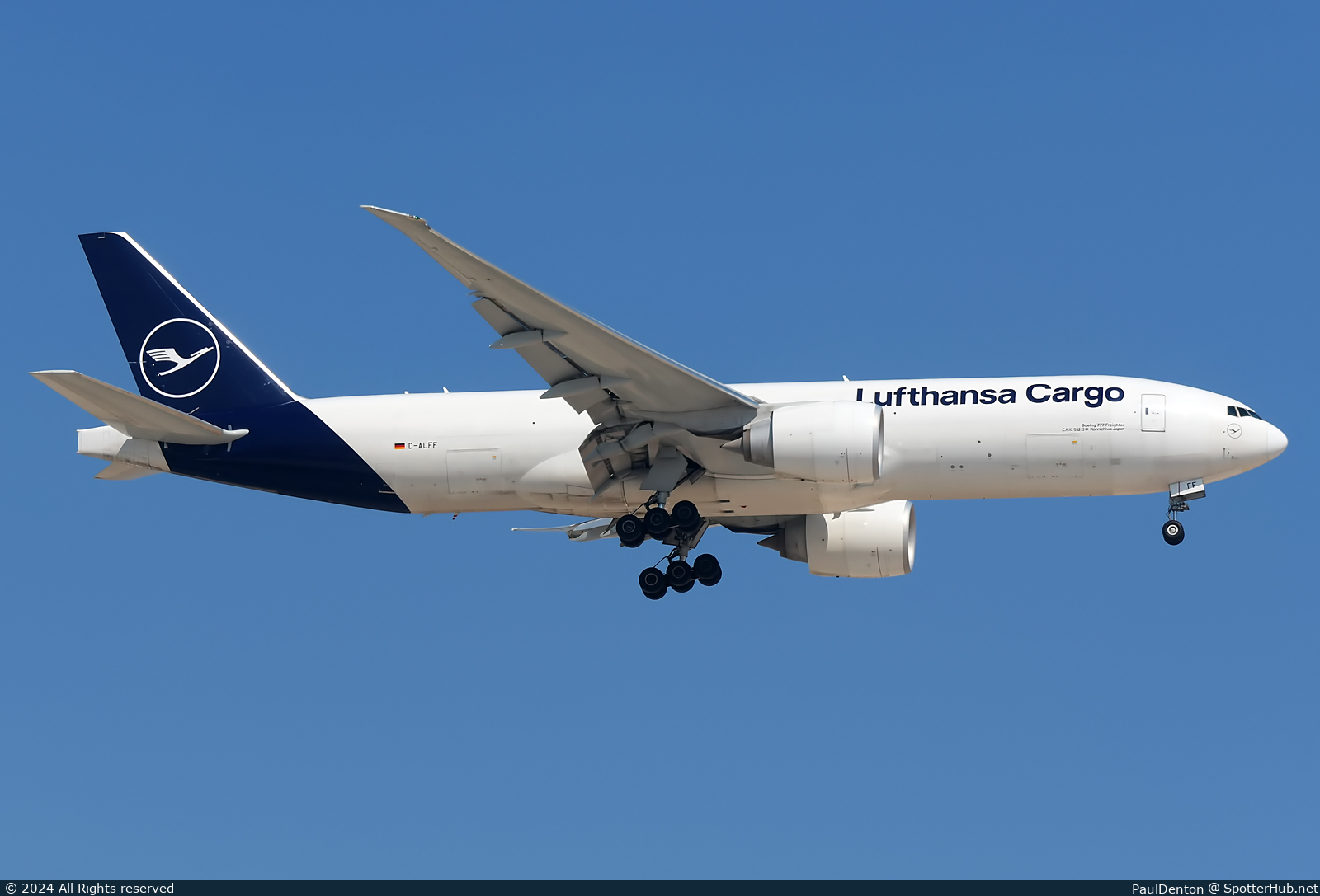 Photo of D-ALFF - Boeing 777-FBT operated by Lufthansa Cargo