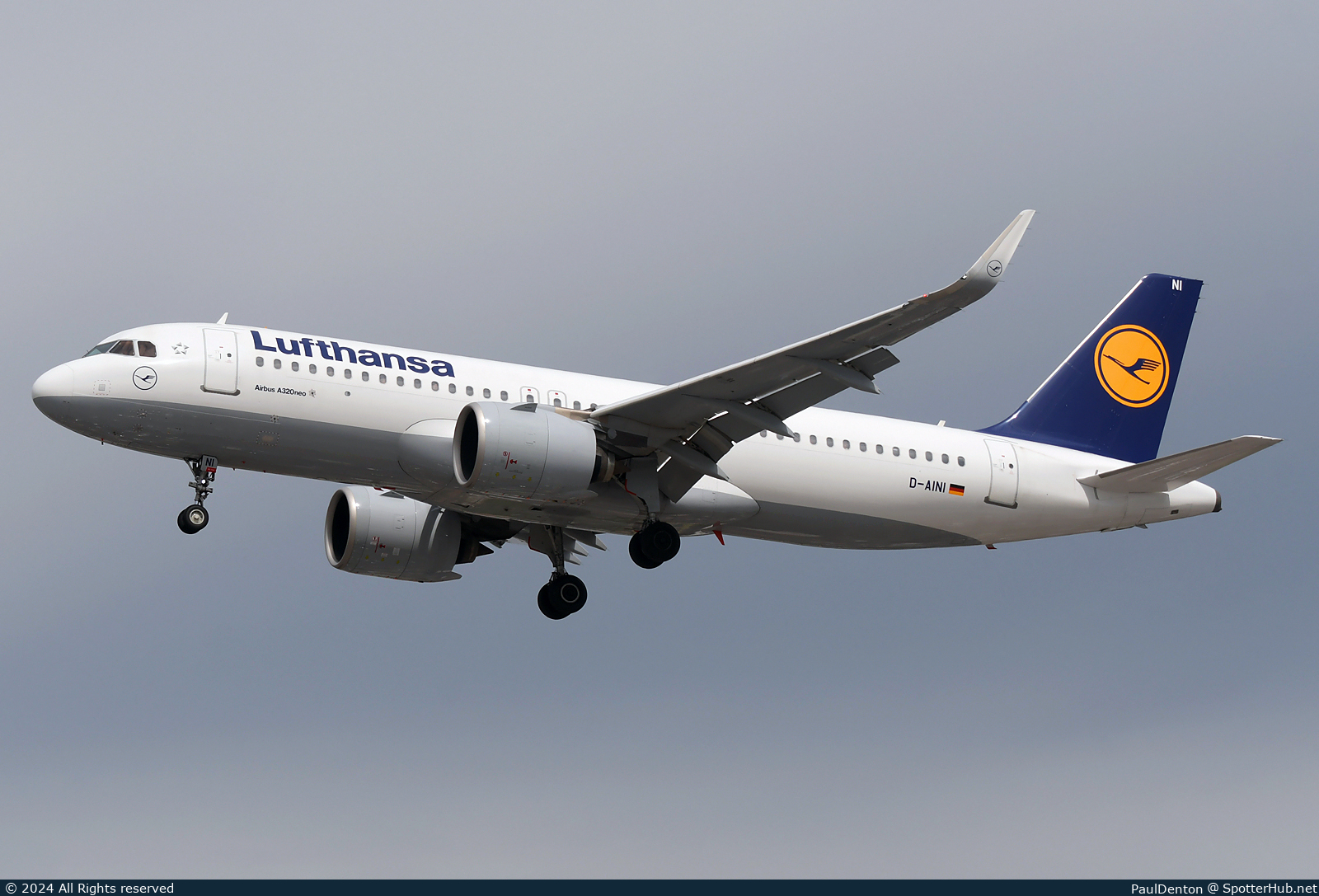 Photo of D-AINI - Airbus A320-271N operated by Lufthansa