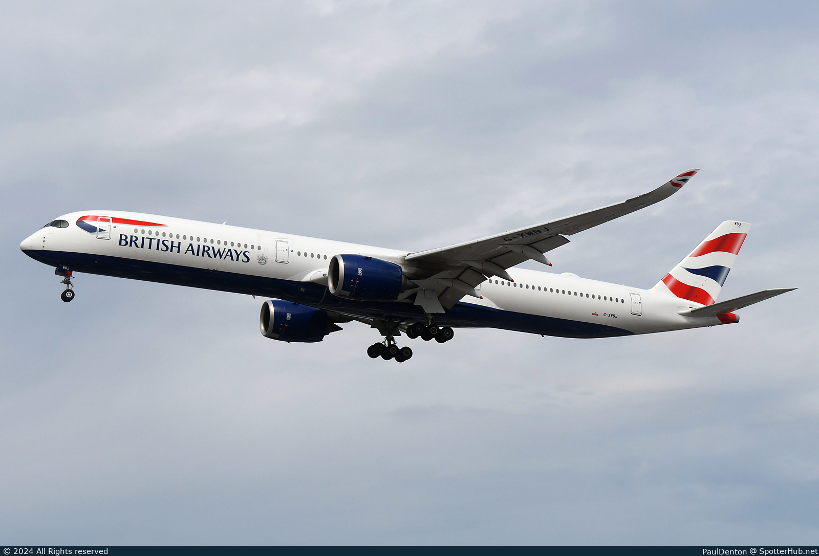 Photo of G-XWBJ - Airbus A350-1041 operated by British Airways