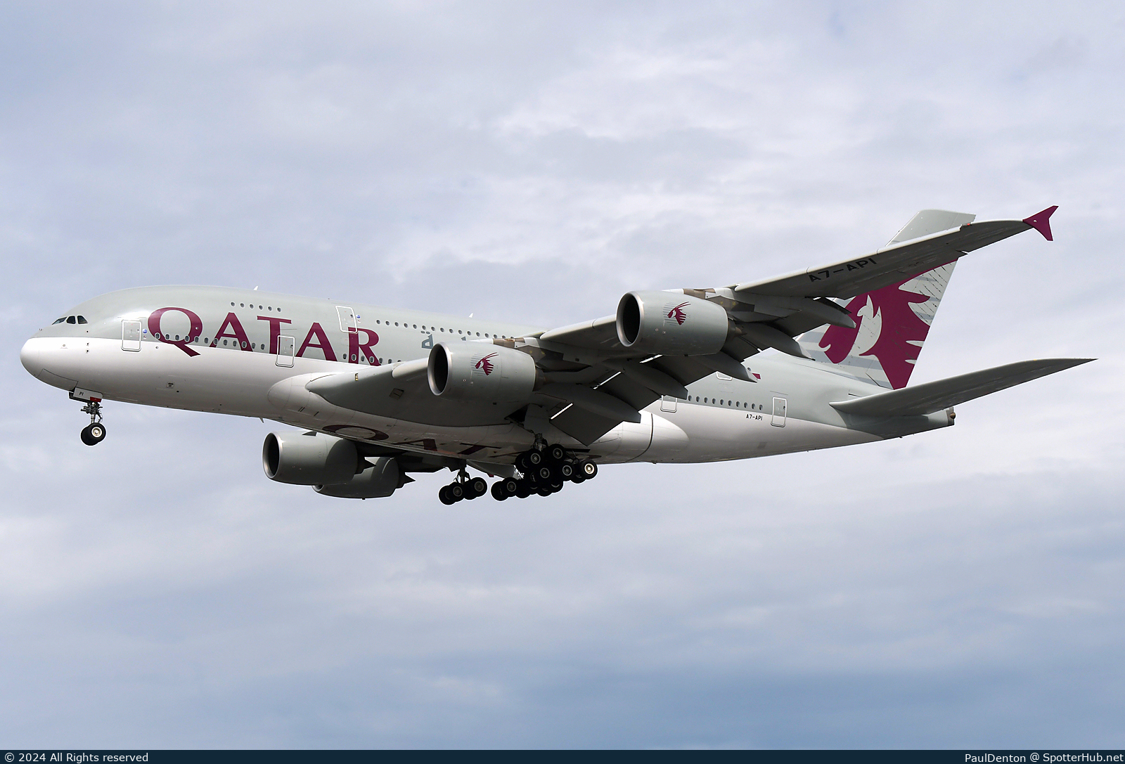 Photo of A7-API - Airbus A380-861 operated by Qatar Airways