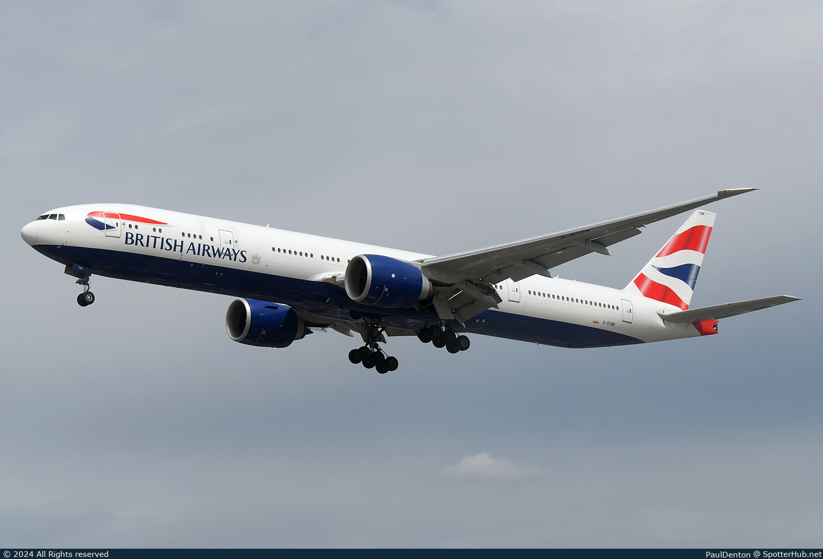 Photo of G-STBM - Boeing 777-336(ER) operated by British Airways