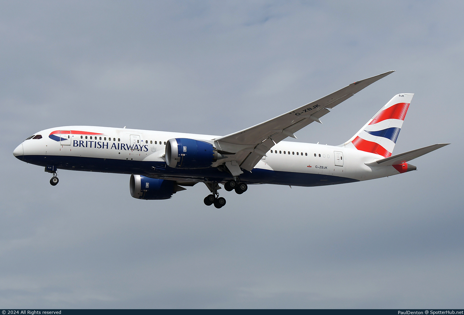Photo of G-ZBJK - Boeing 787-8 Dreamliner operated by British Airways