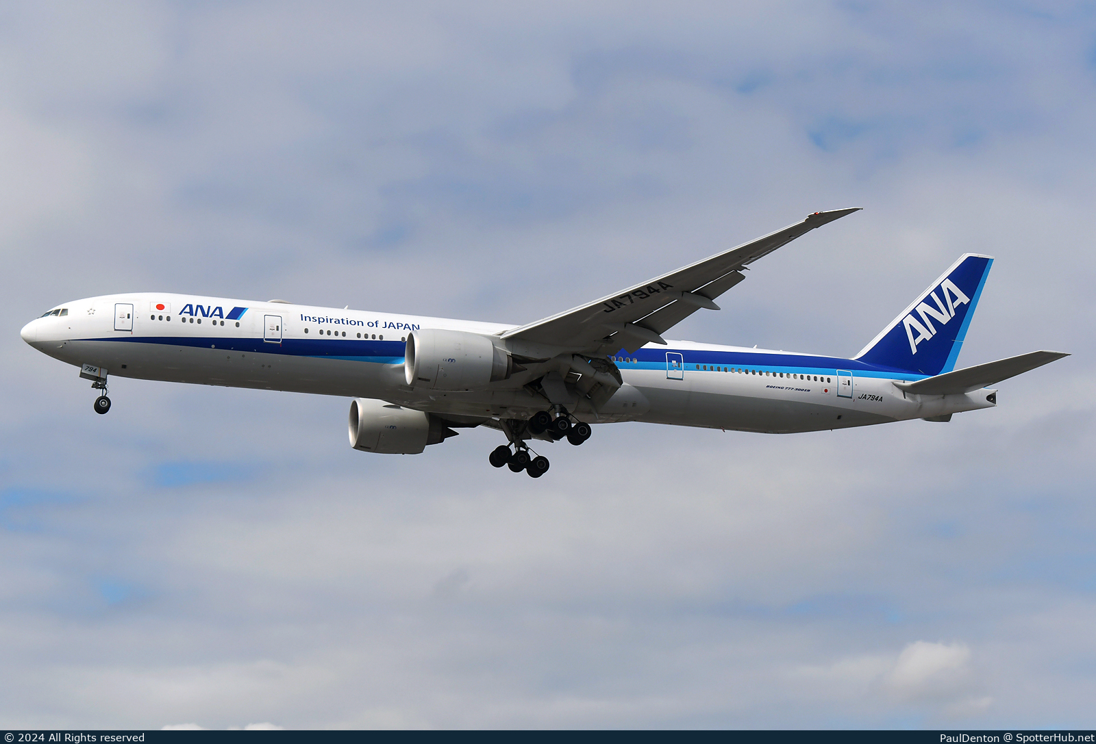 Photo of JA794A - Boeing 777-300(ER) operated by ANA All Nippon Airways