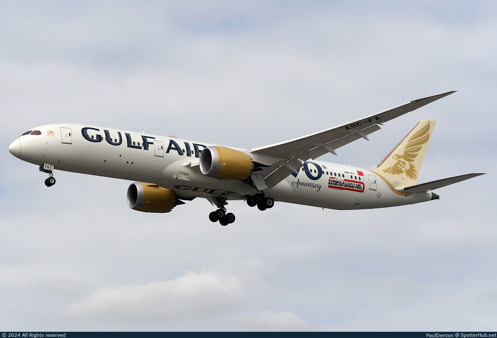 Photo of A9C-FA - Boeing 787-9 Dreamliner operated by Gulf Air