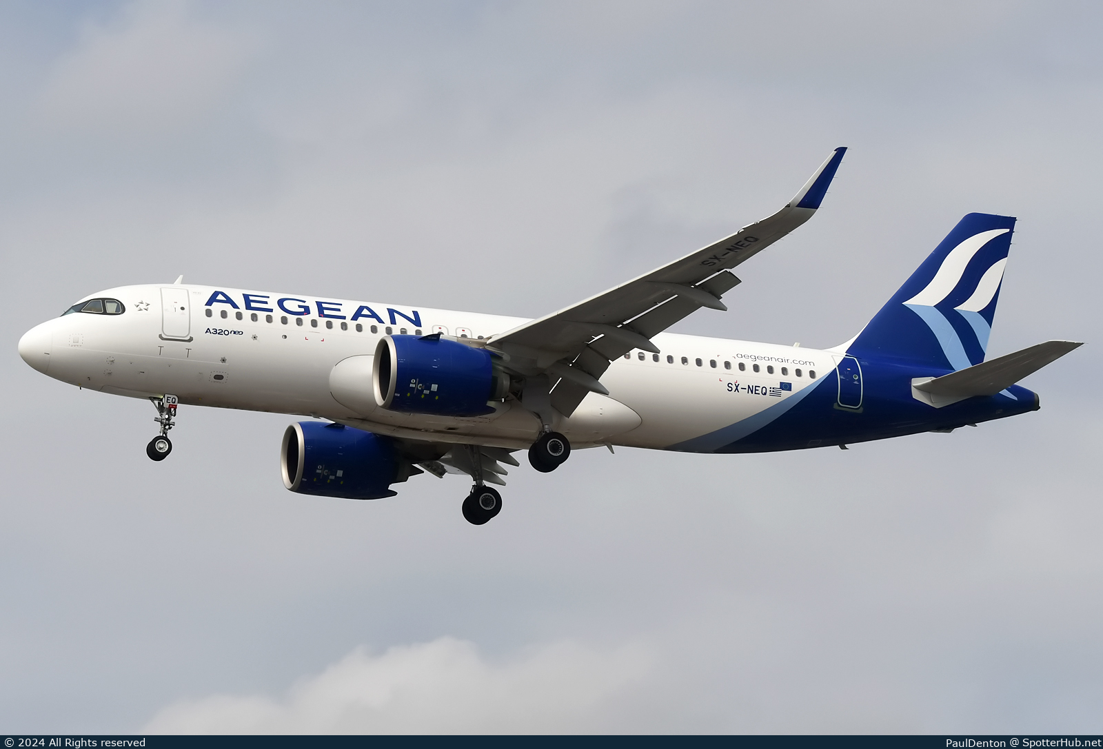 Photo of SX-NEQ - Airbus A320-271N operated by Aegean Airlines