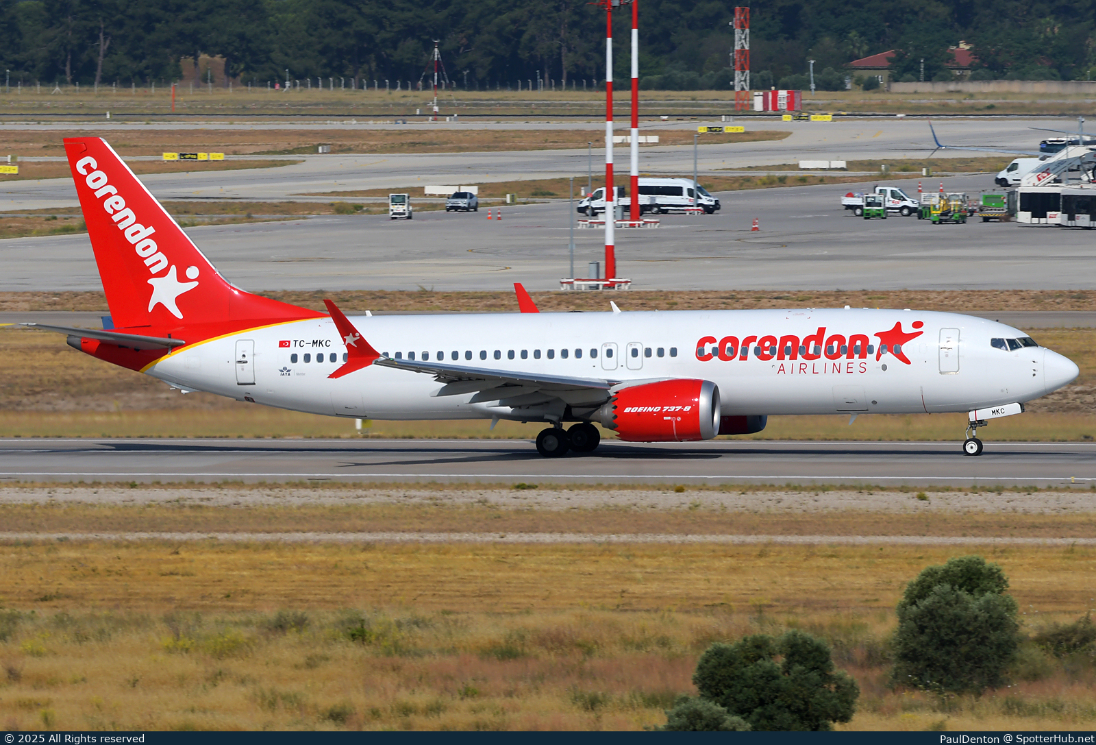 Photo of TC-MKC - Boeing 737 MAX 8 operated by Corendon Airlines