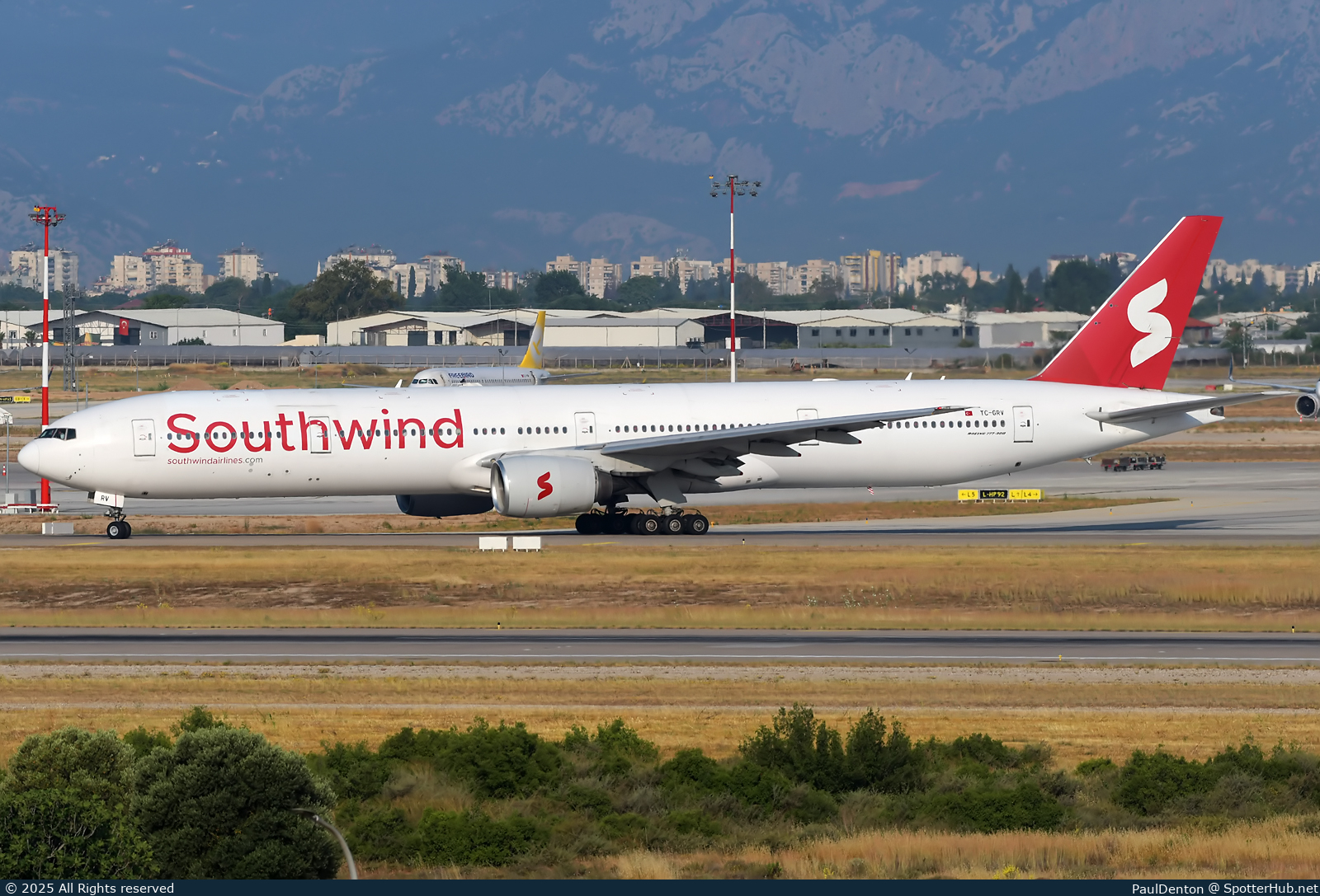 Photo of TC-GRV - Boeing 777-312 operated by Southwind Airlines