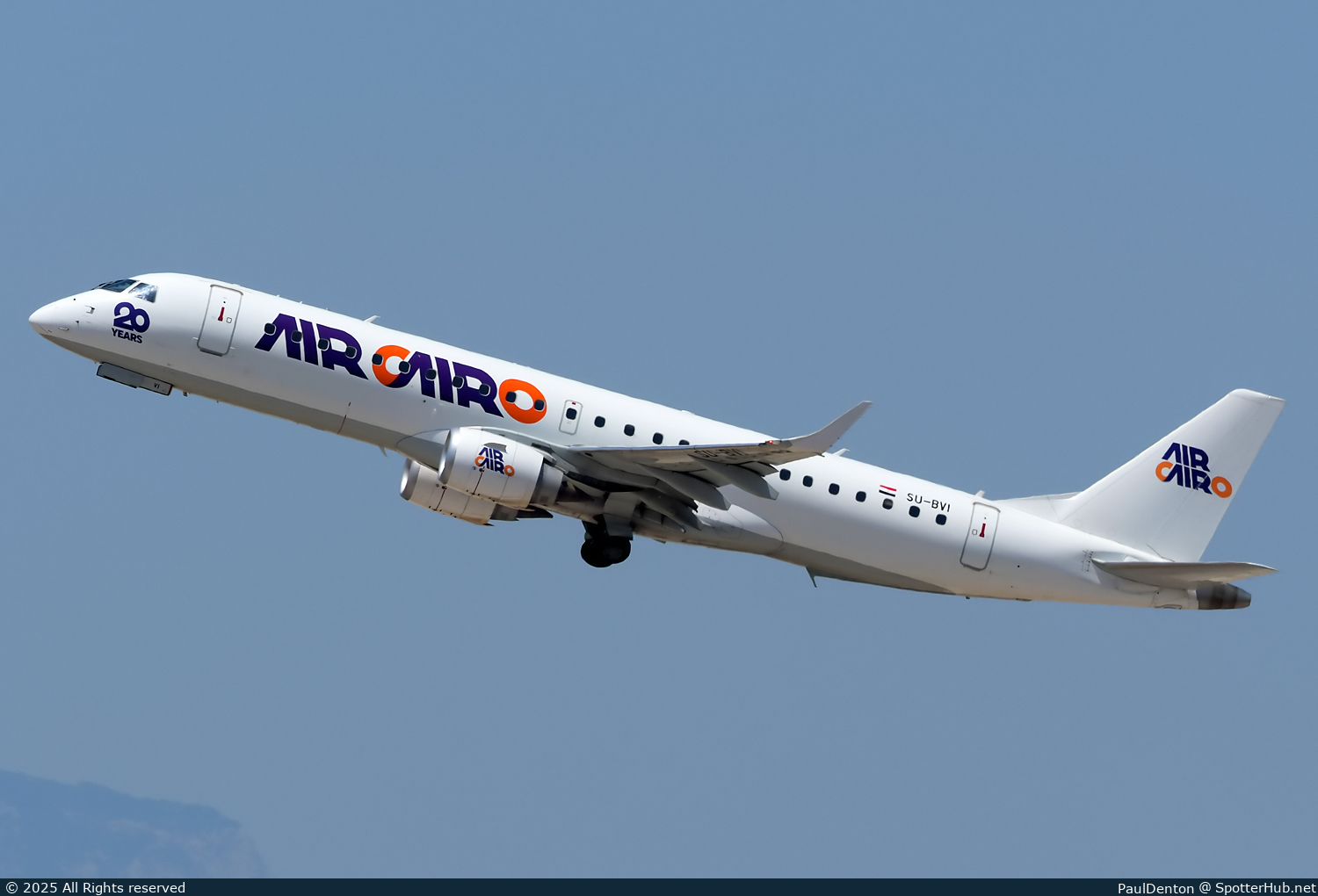 Photo of SU-BVI - Embraer ERJ-190LR operated by Air Cairo