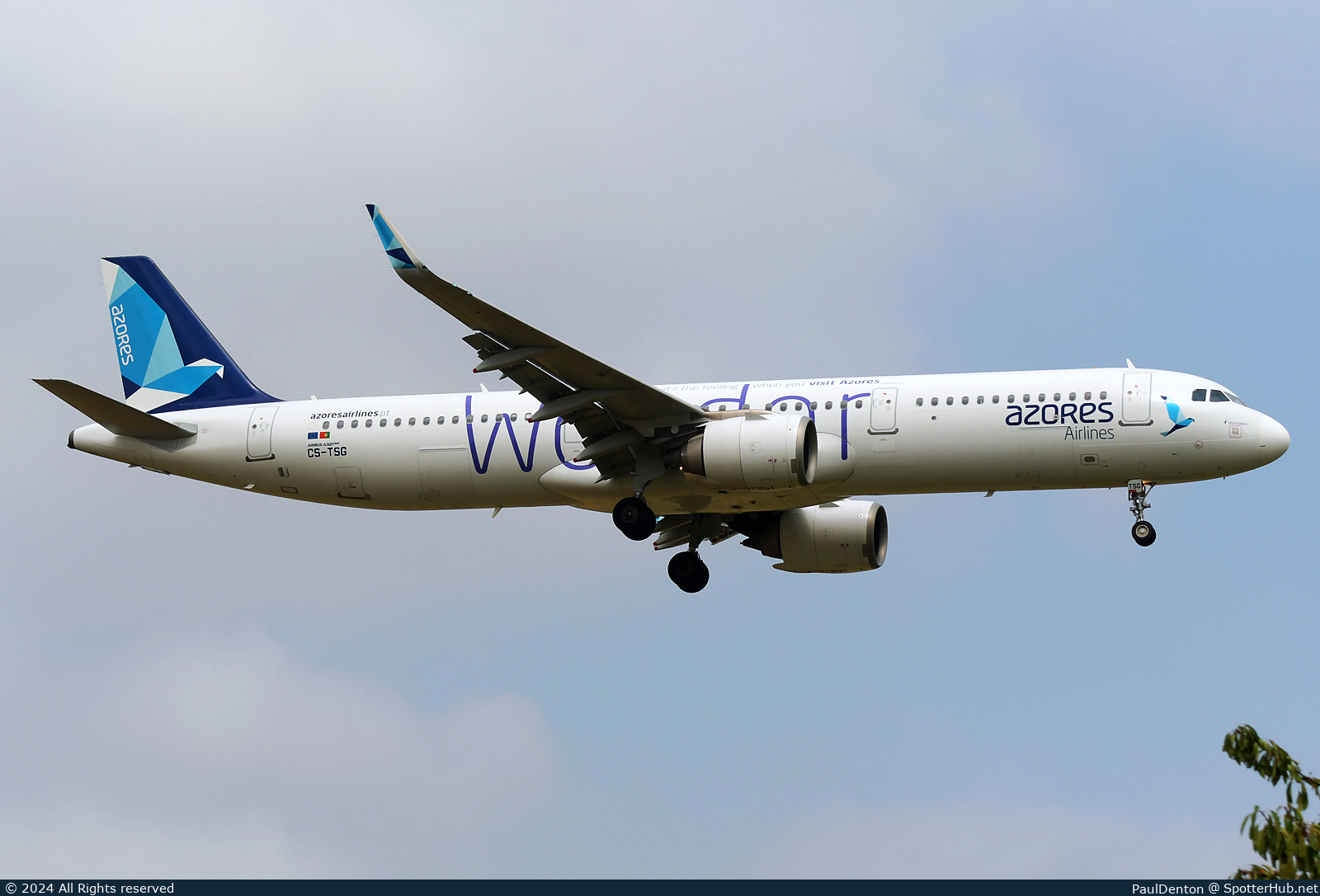 Photo of CS-TSG - Airbus A321-253N operated by Azores Airlines