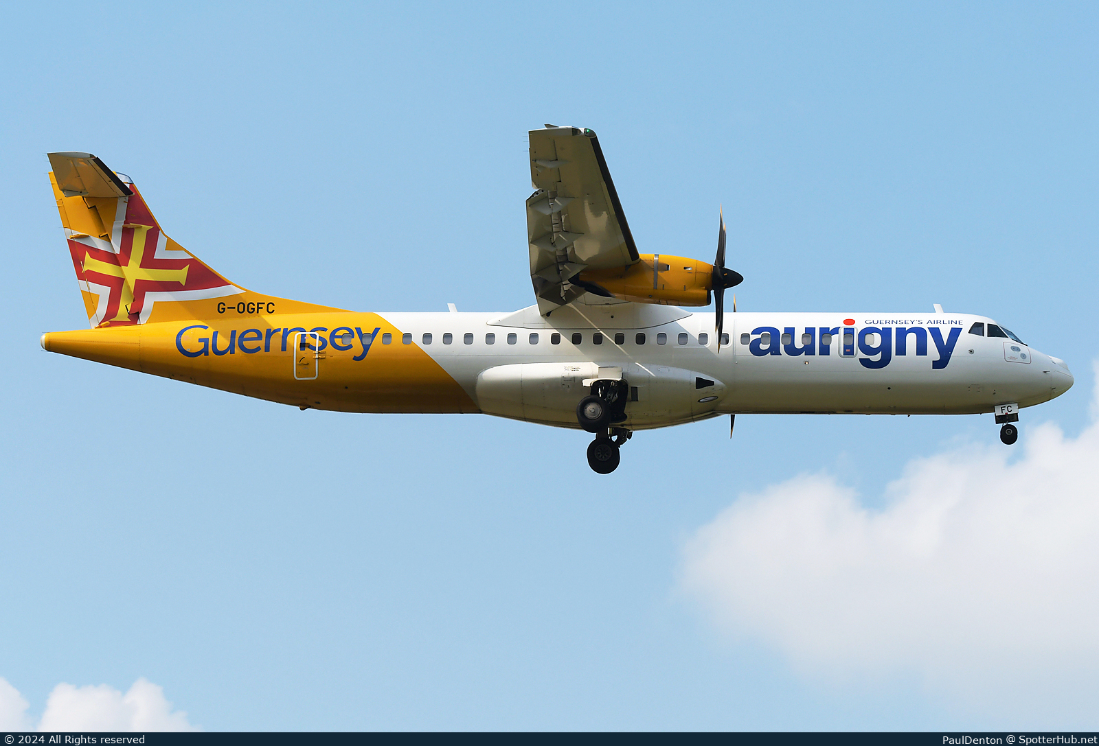 Photo of G-OGFC - ATR 72-600 operated by Aurigny Air Services