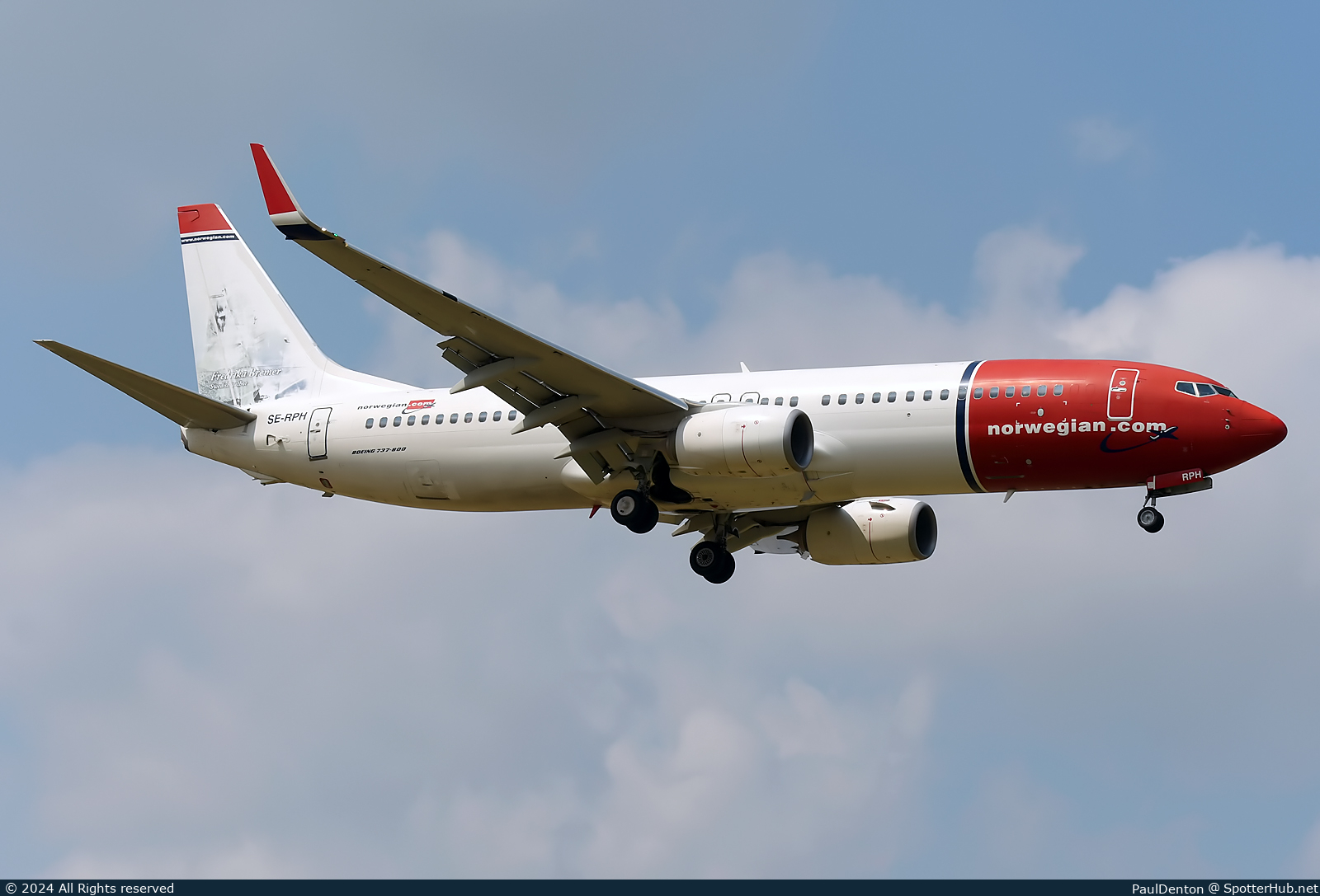 Photo of SE-RPH - Boeing 737-8JP operated by Norwegian Air Sweden