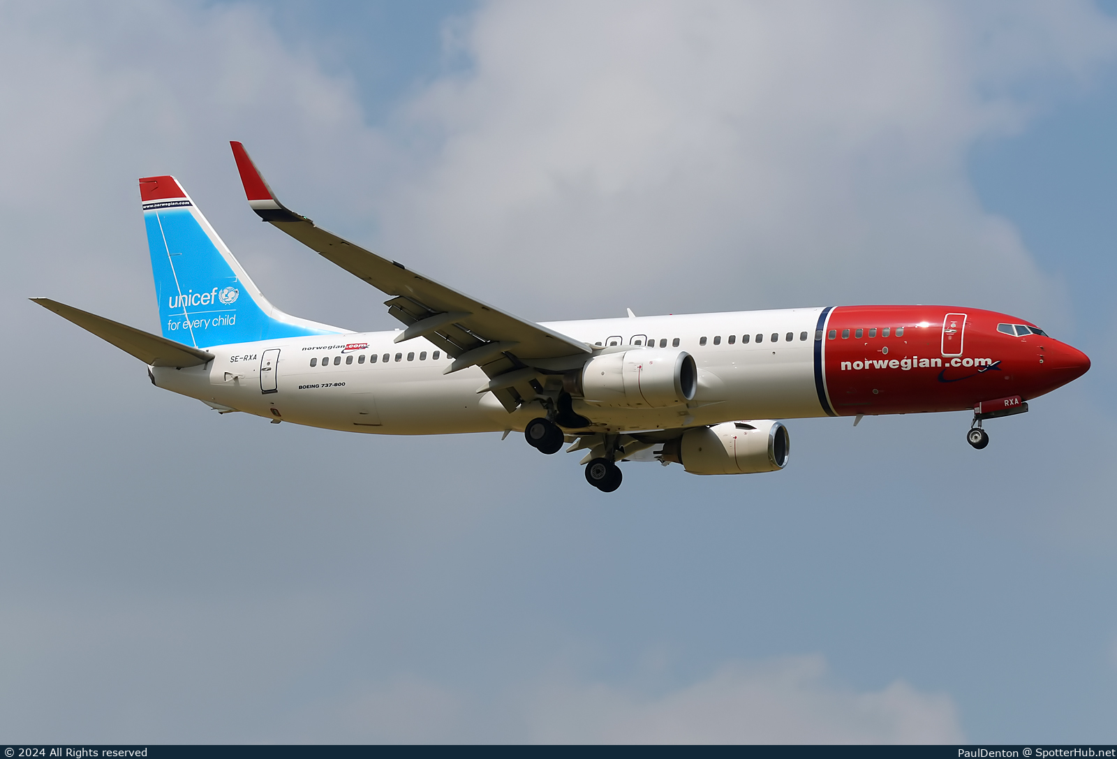 Photo of SE-RXA - Boeing 737-84P operated by Norwegian Air Sweden