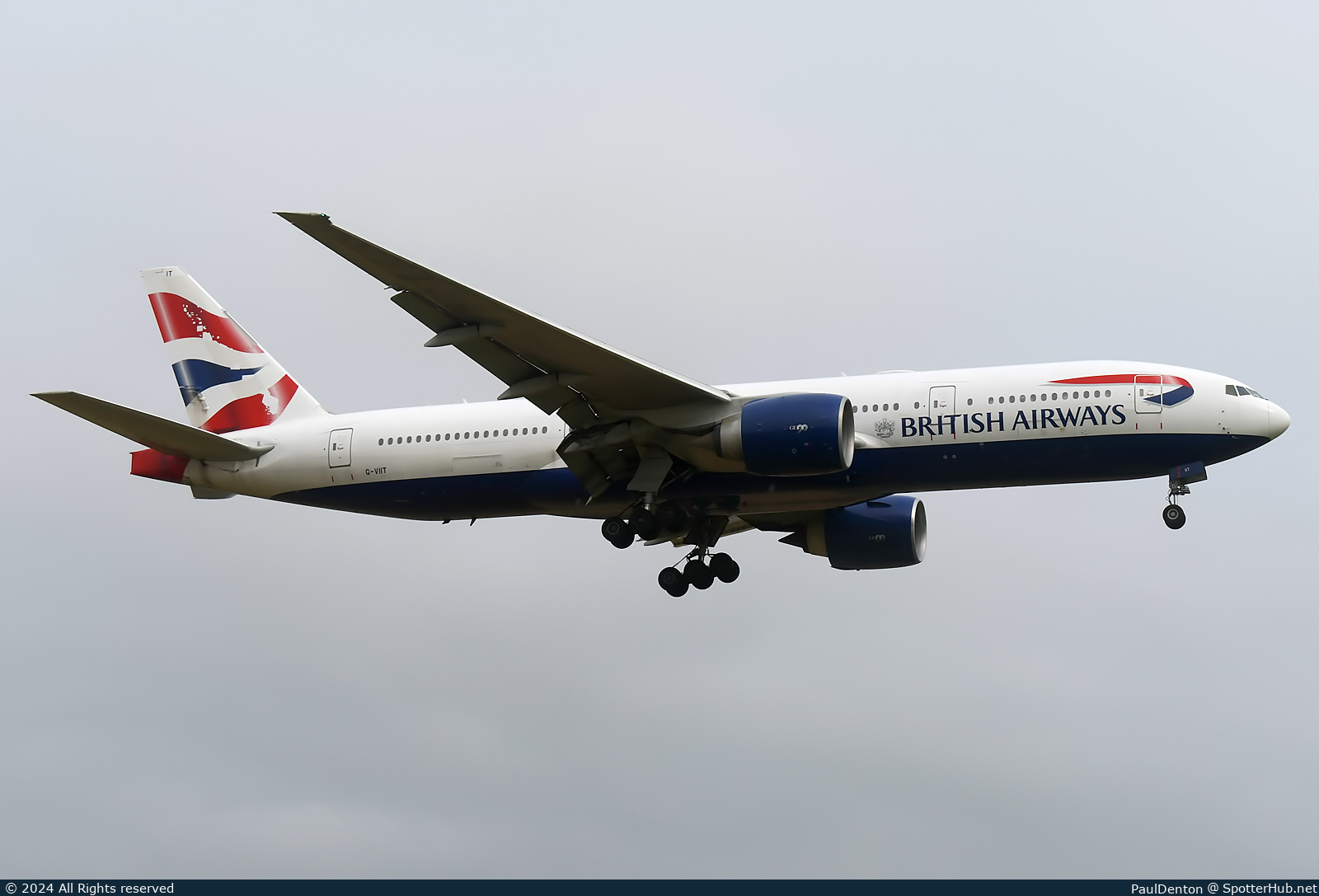 Photo of G-VIIT - Boeing 777-236(ER) operated by British Airways