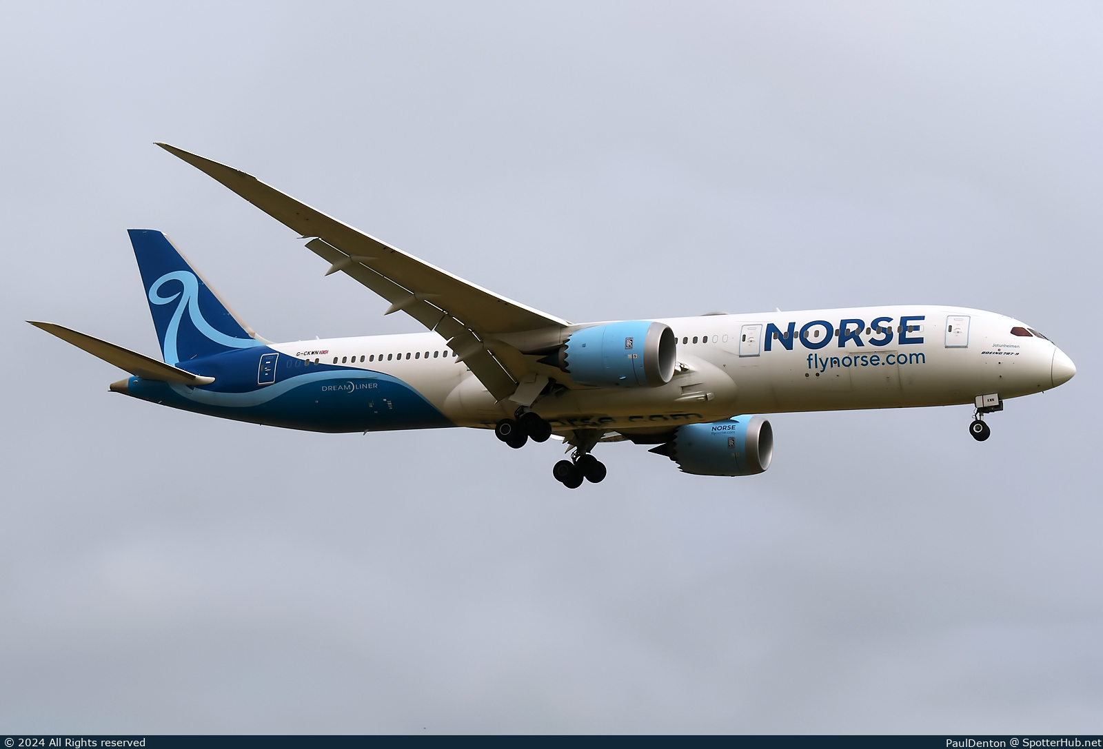 Photo of G-CKWN - Boeing 787-9 Dreamliner operated by Norse Atlantic Airways