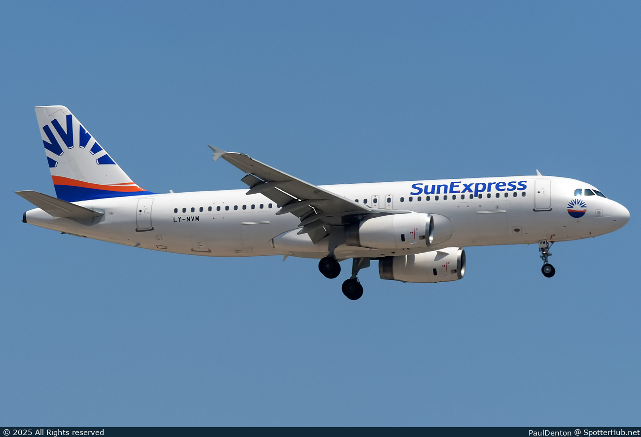 Photo of LY-NVM - Airbus A320-232 operated by SunExpress (opb Avion Express)