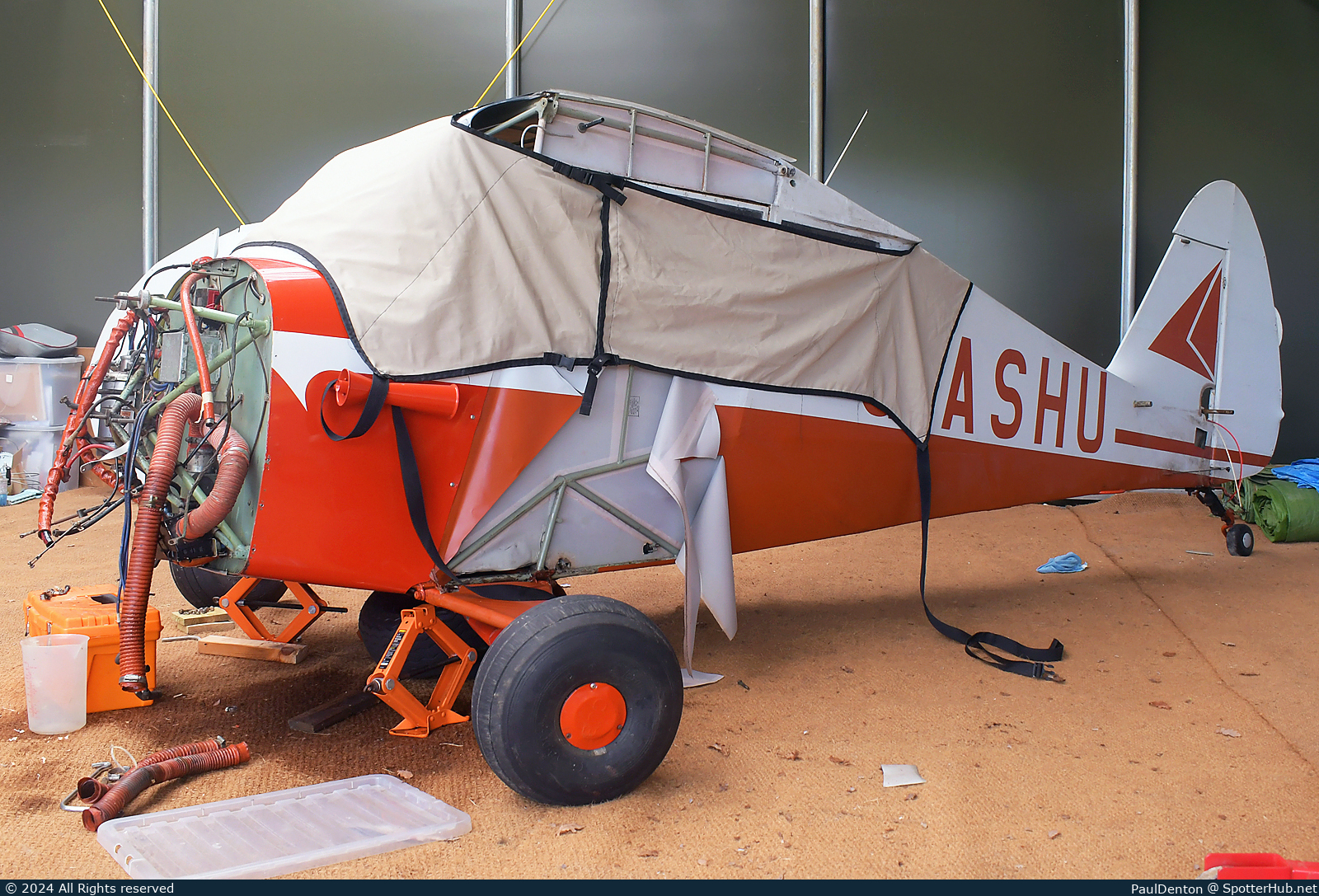 Photo of G-ASHU - Piper PA-15 Vagabond operated by Private