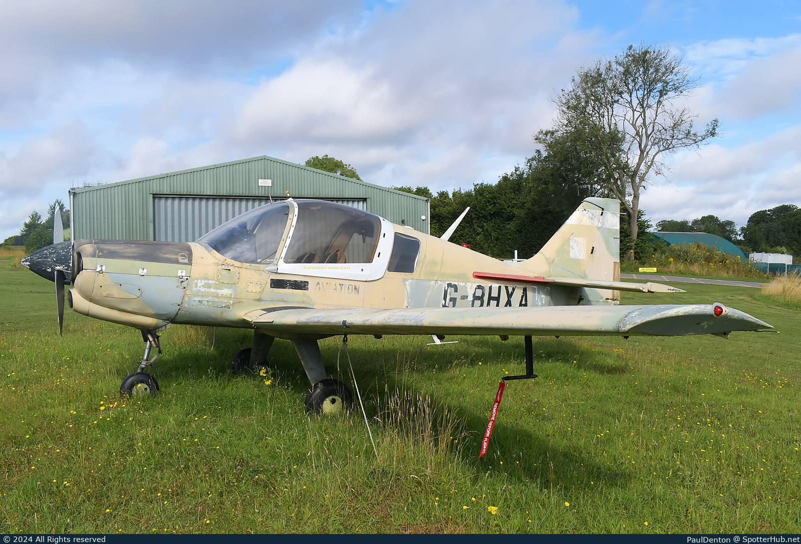 Photo of G-BHXA - Scottish Aviation Bulldog 121 operated by Private