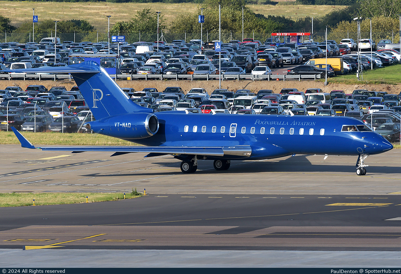 Photo of VT-NAD - Bombardier Global 6500 operated by Poonawalla Aviation