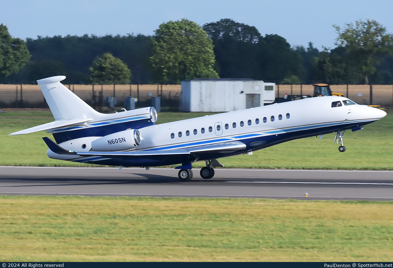 Photo of N60SN - Dassault Falcon 8X operated by Sony Aviation
