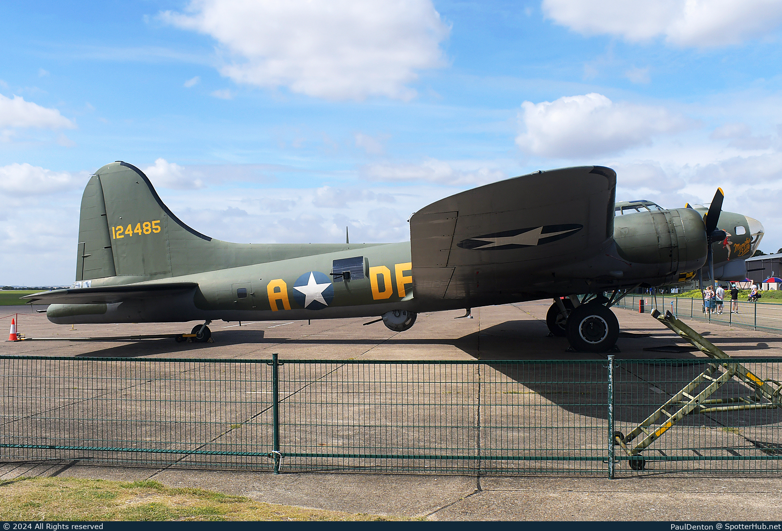 Photo of G-BEDF - Boeing ETB-17G Flying Fortress operated by Private