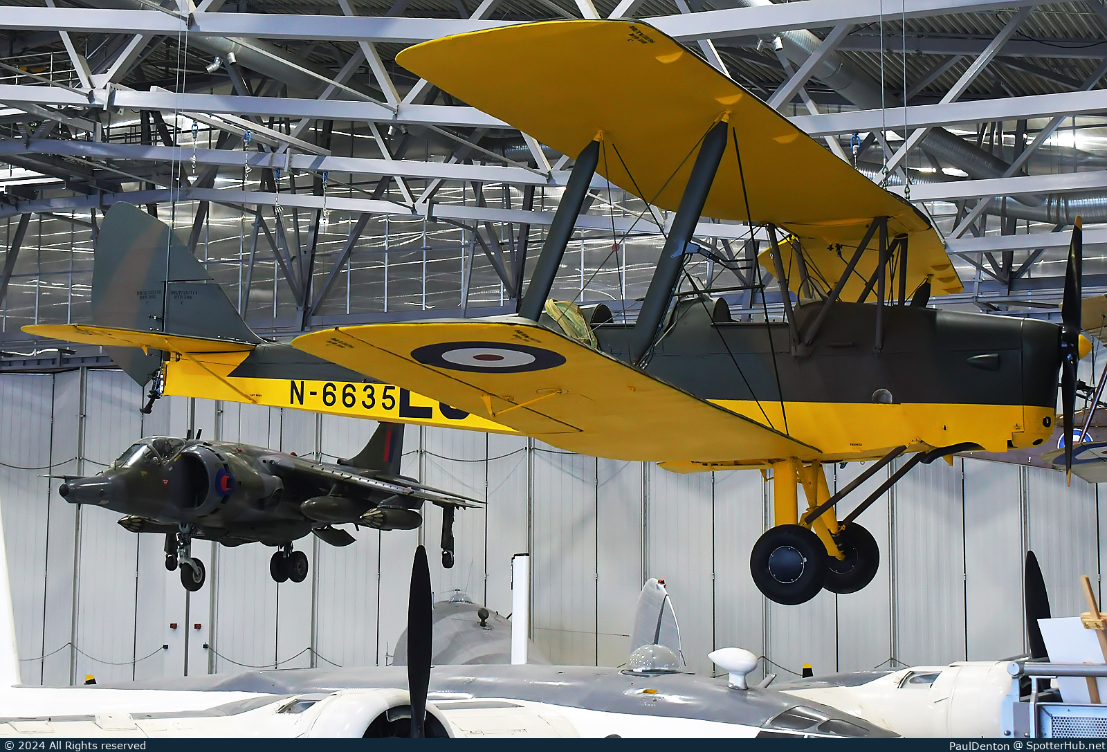 Photo of N6635 - De Havilland DH-82A Tiger Moth II operated by Royal Air Force
