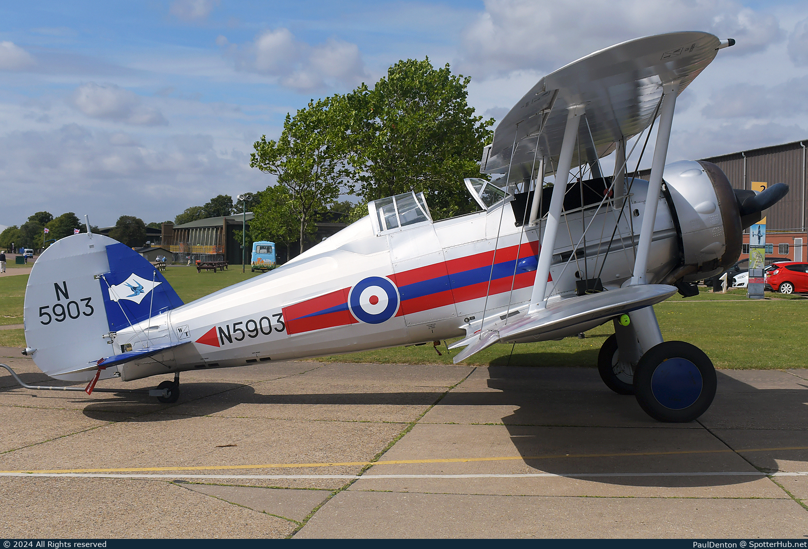 Photo of G-GLAD - Gloster Gladiator II operated by The Fighter Collection