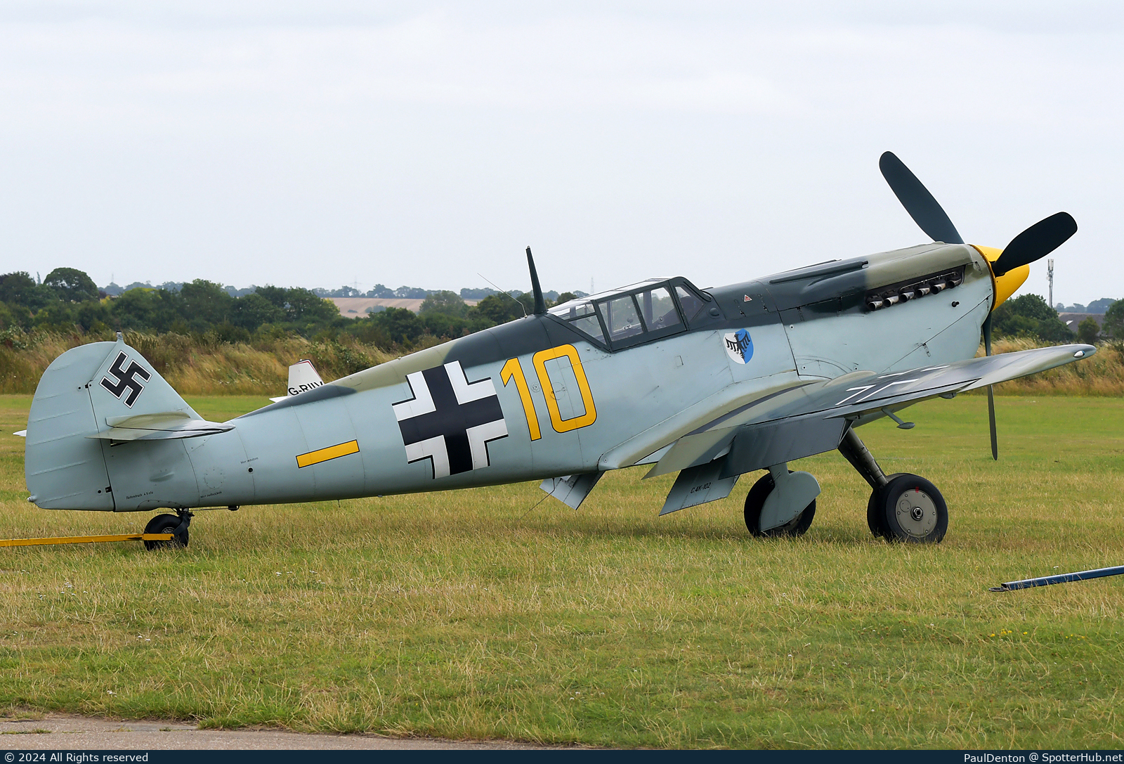 Photo of G-AWHK - Hispano HA-1112-M1L Buchón [Messerschmitt Bf 109] operated by Imperial War Museum Duxford