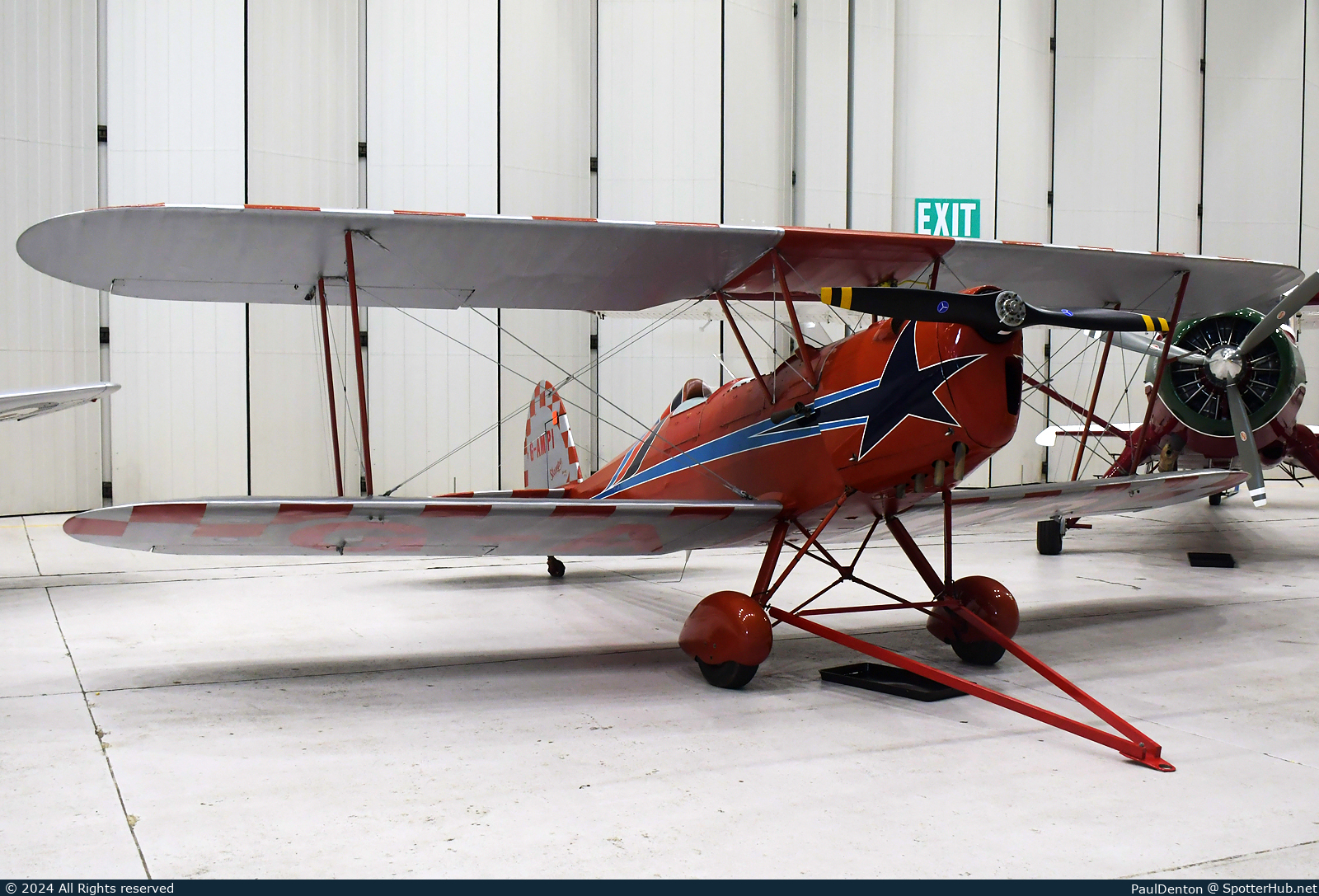 Photo of G-AMPI - Stampe et Vertongen SV.4C operated by Imperial War Museum Duxford