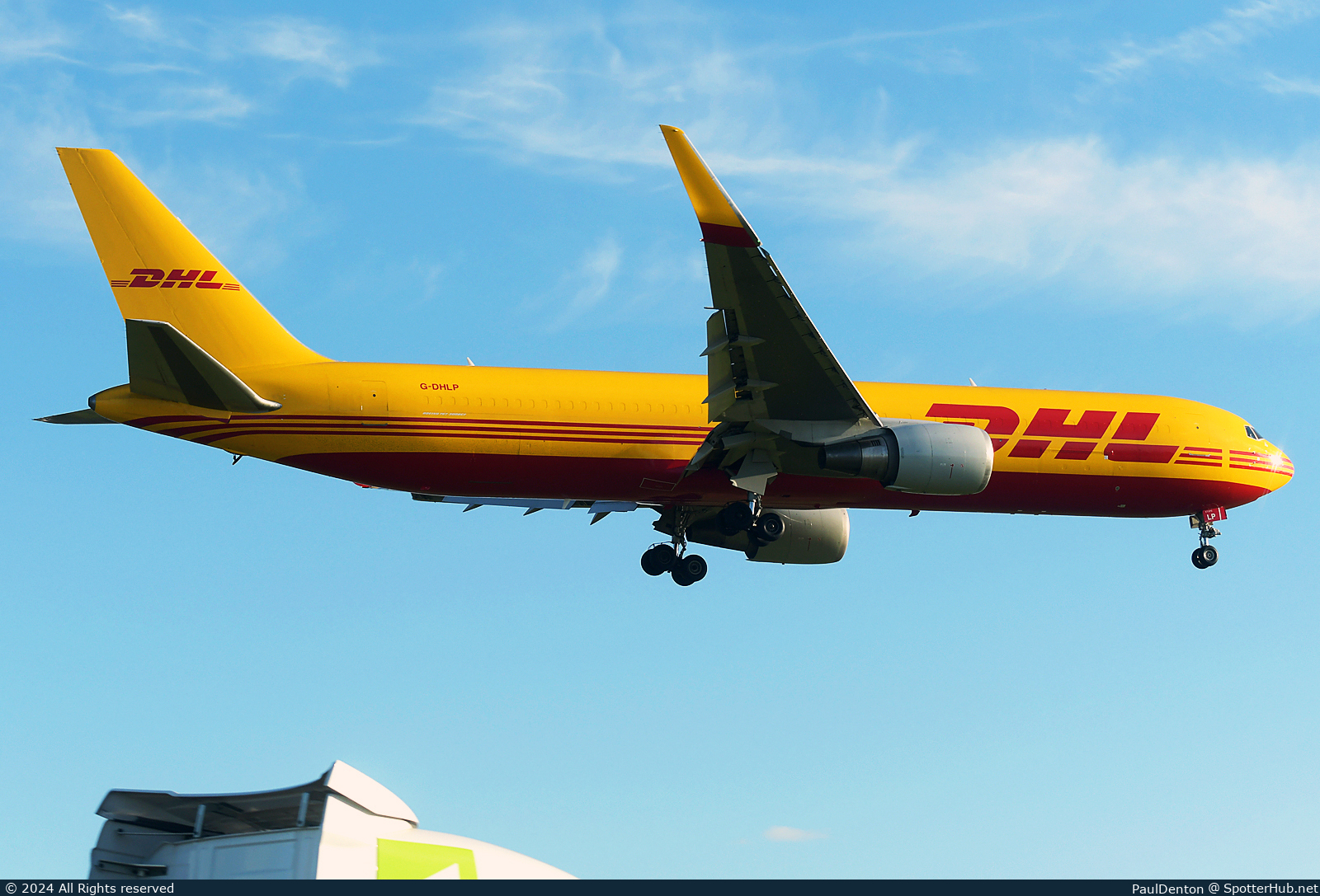 Photo of G-DHLP - Boeing 767-316(ER)(BCF) operated by DHL Air