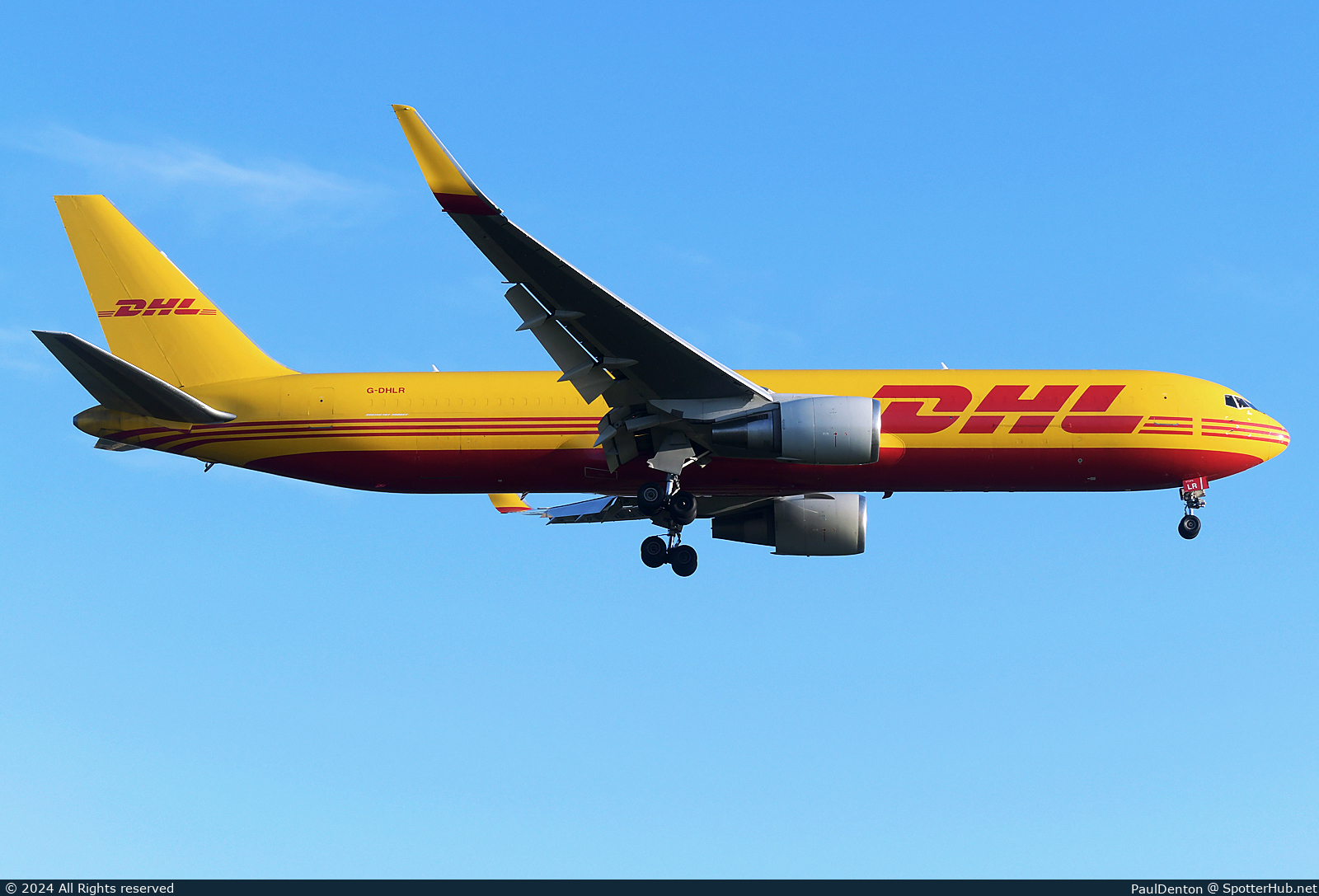 Photo of G-DHLR - Boeing 767-316(ER)(BCF) operated by DHL Air