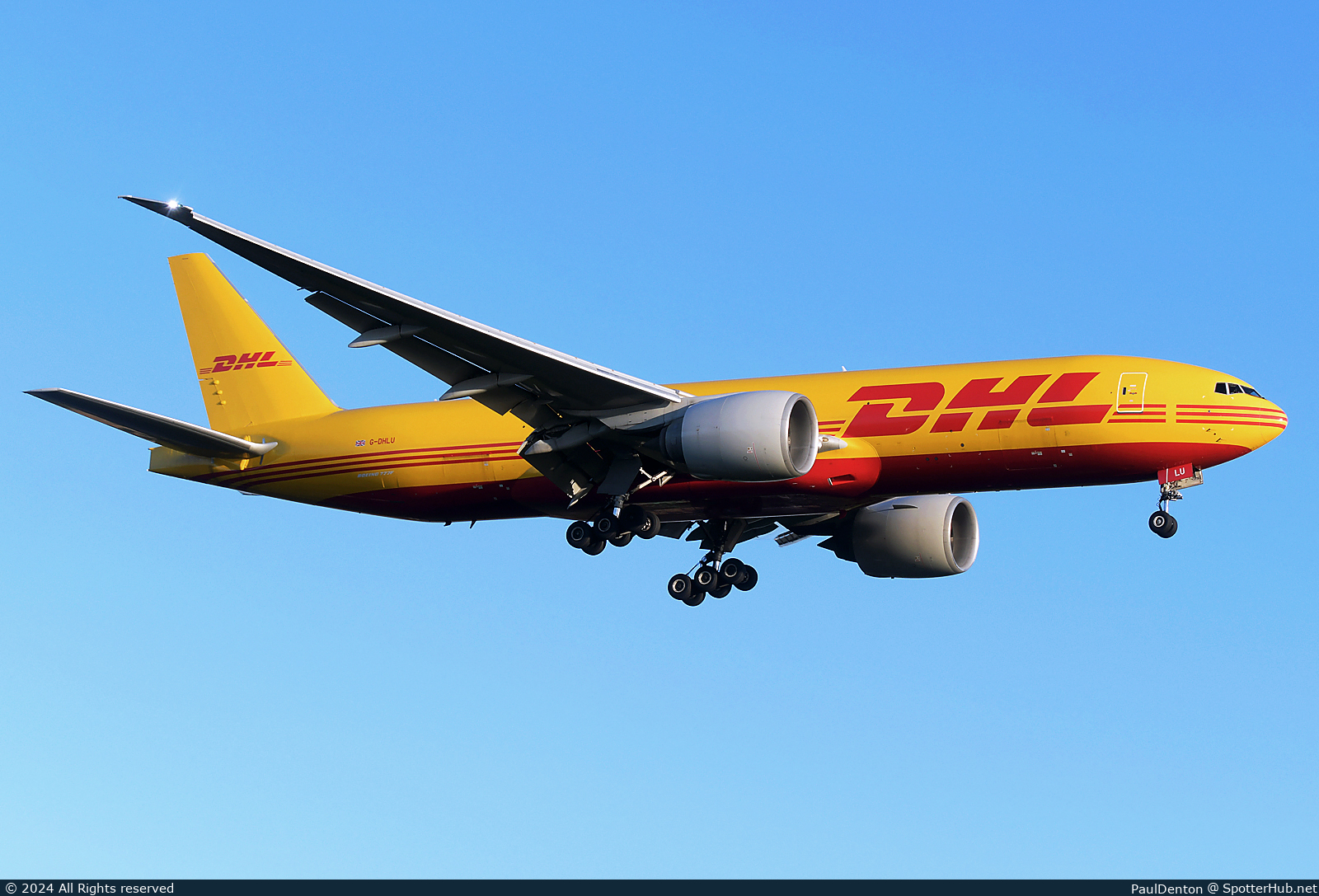 Photo of G-DHLU - Boeing 777-F6N