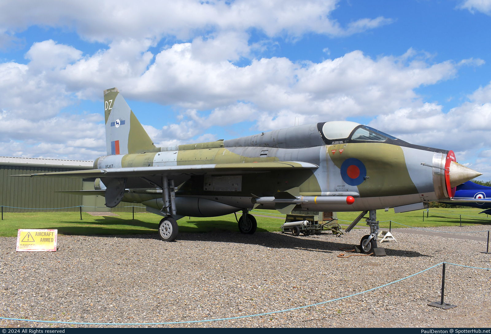 Photo of XS417 - English Electric Lightning T.5 operated by Royal Air Force