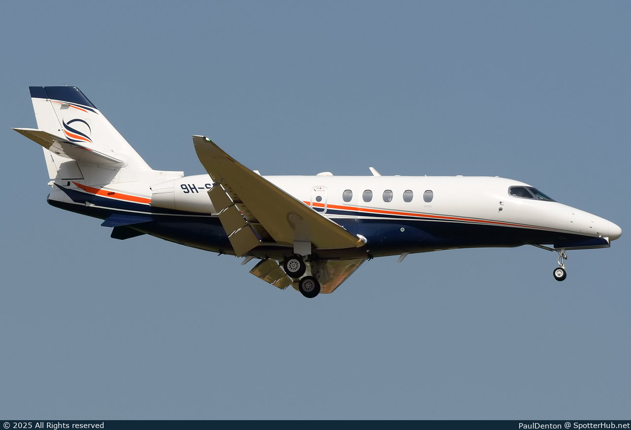 Photo of 9H-SFJ - Cessna 680A Citation Latitude operated by AstonJet Malta