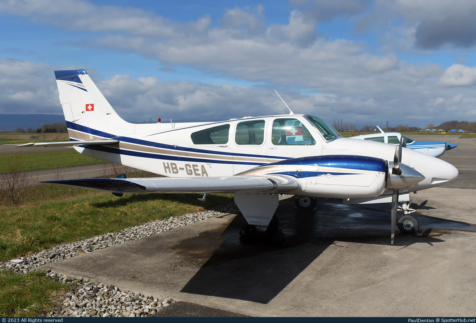 Photo of HB-GEA - Beechcraft 95-55 Baron operated by Private